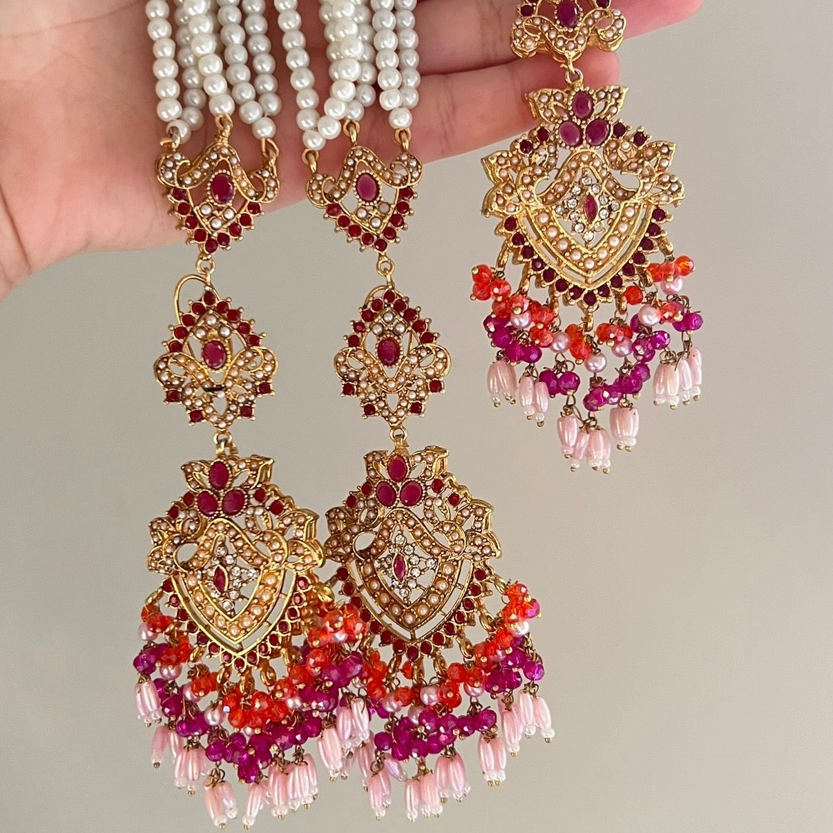 Sureya Earrings & Tikka