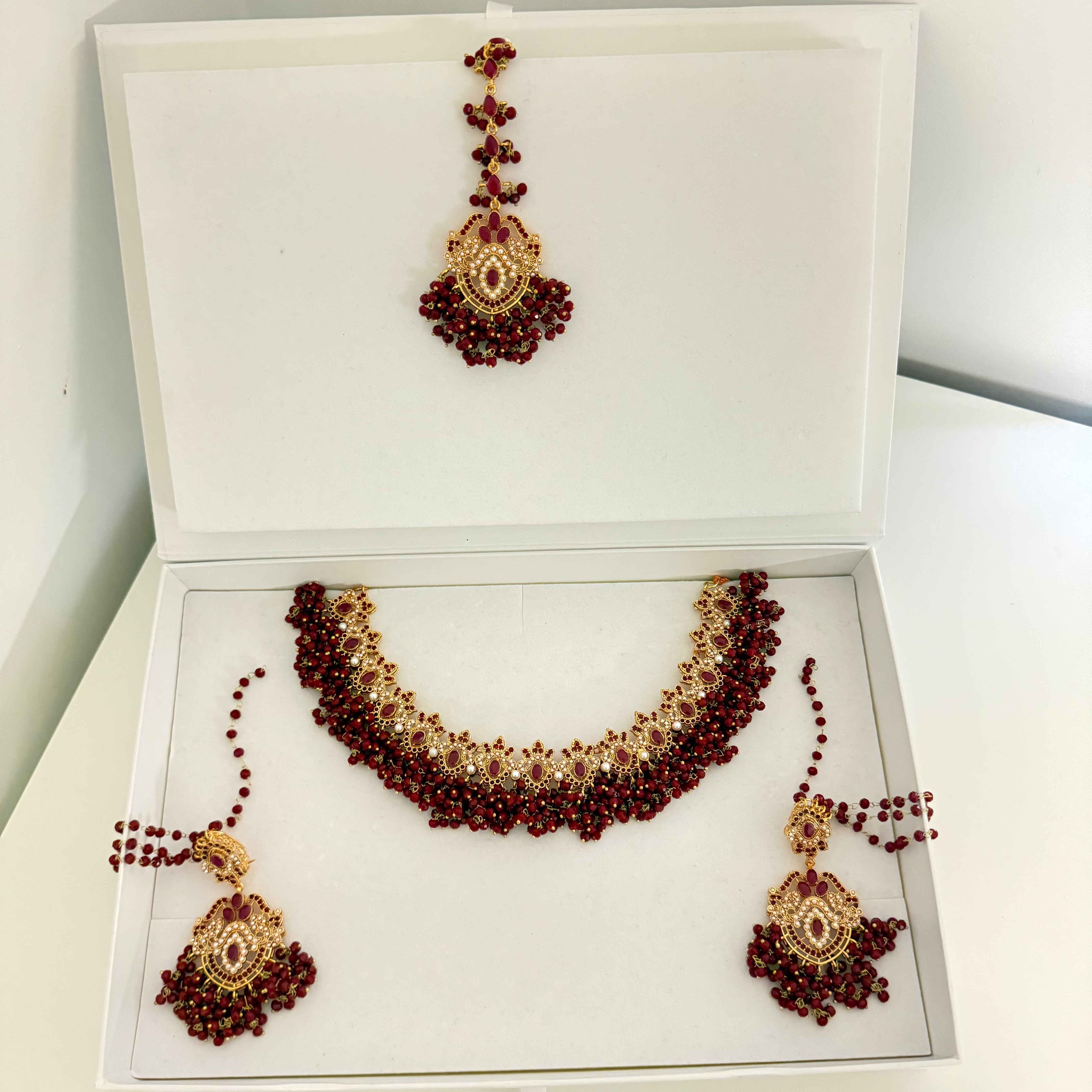 Sanamm Bridal Set Red
