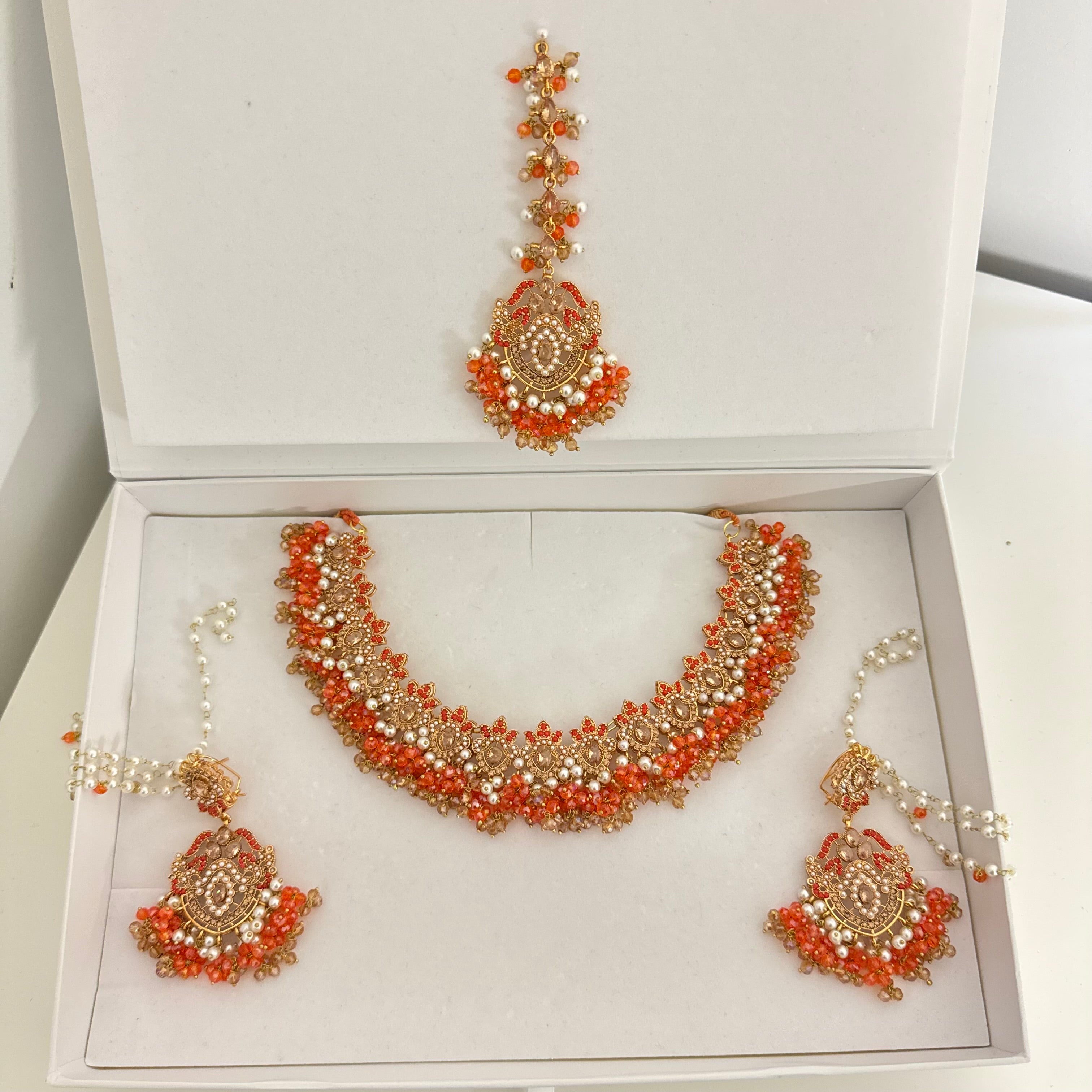 Sanamm Bridal Set Orange