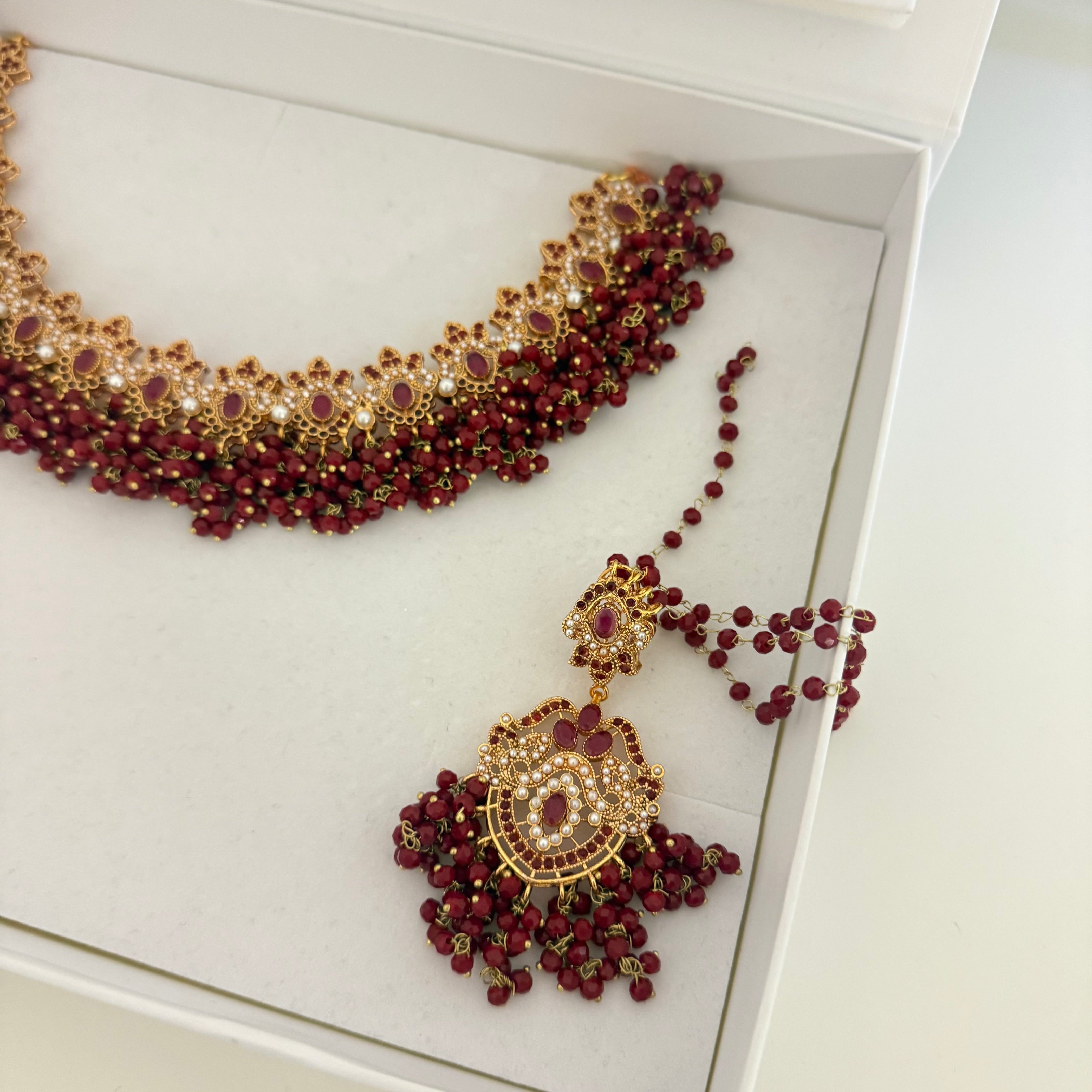 Sanamm Bridal Set Red
