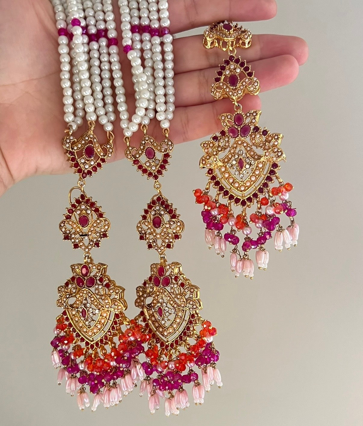 Sureya Earrings & Tikka