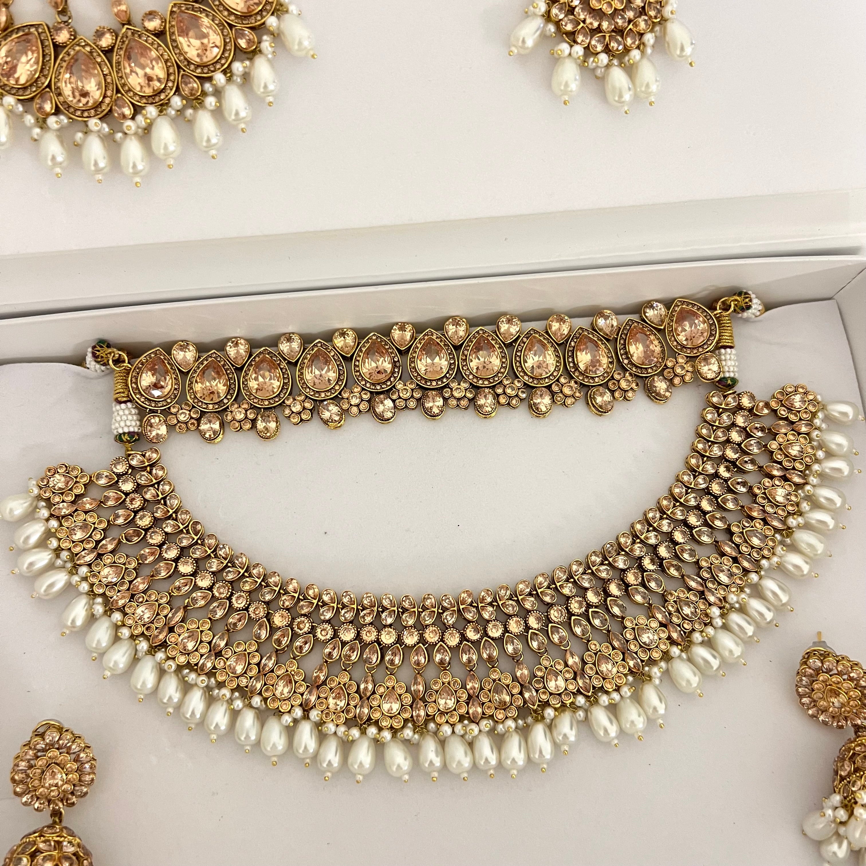 Aria Bridal Set Bronze Gold