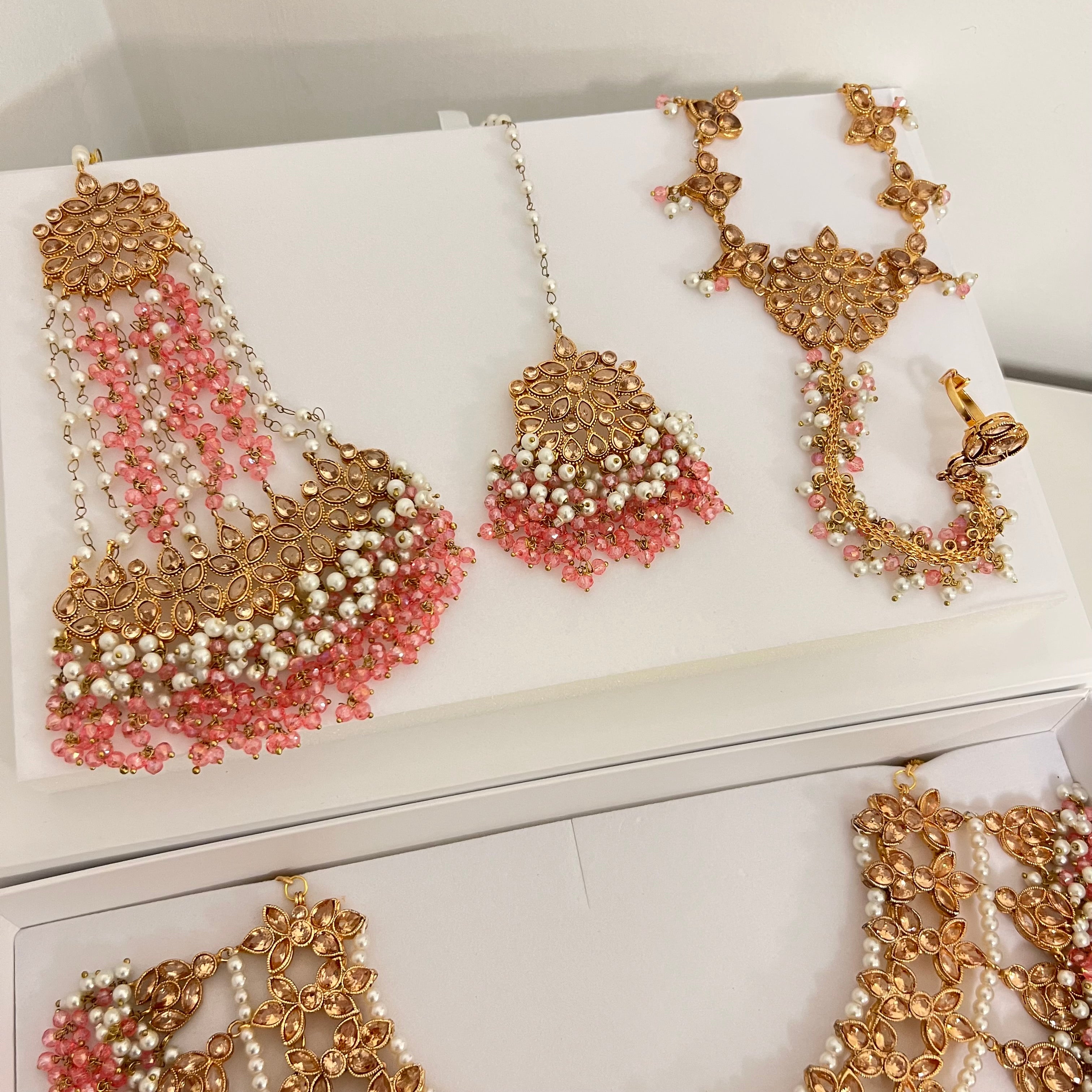 Mahir Bridal Set Pink