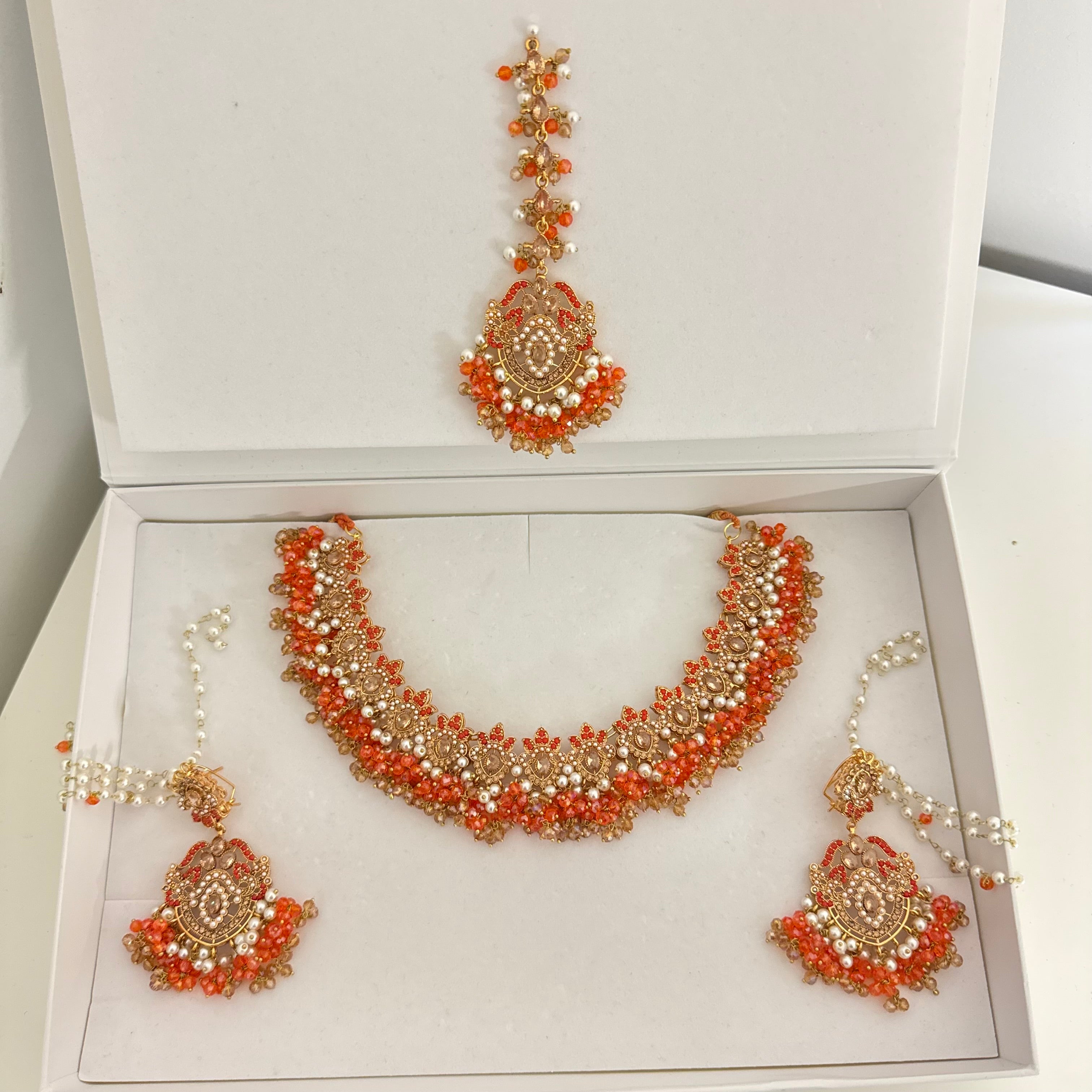 Sanamm Bridal Set Orange