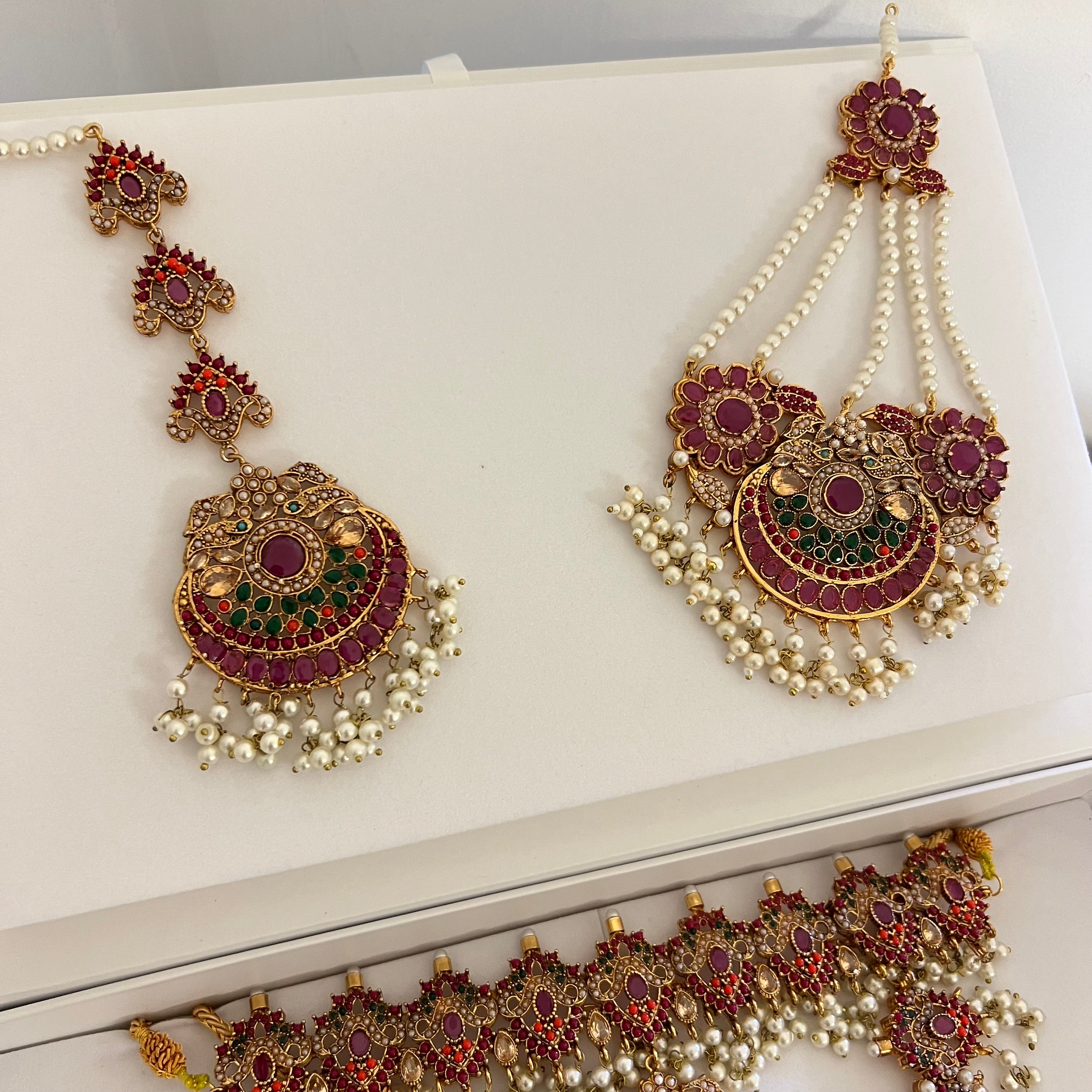 Dholak Bridal Set Pink