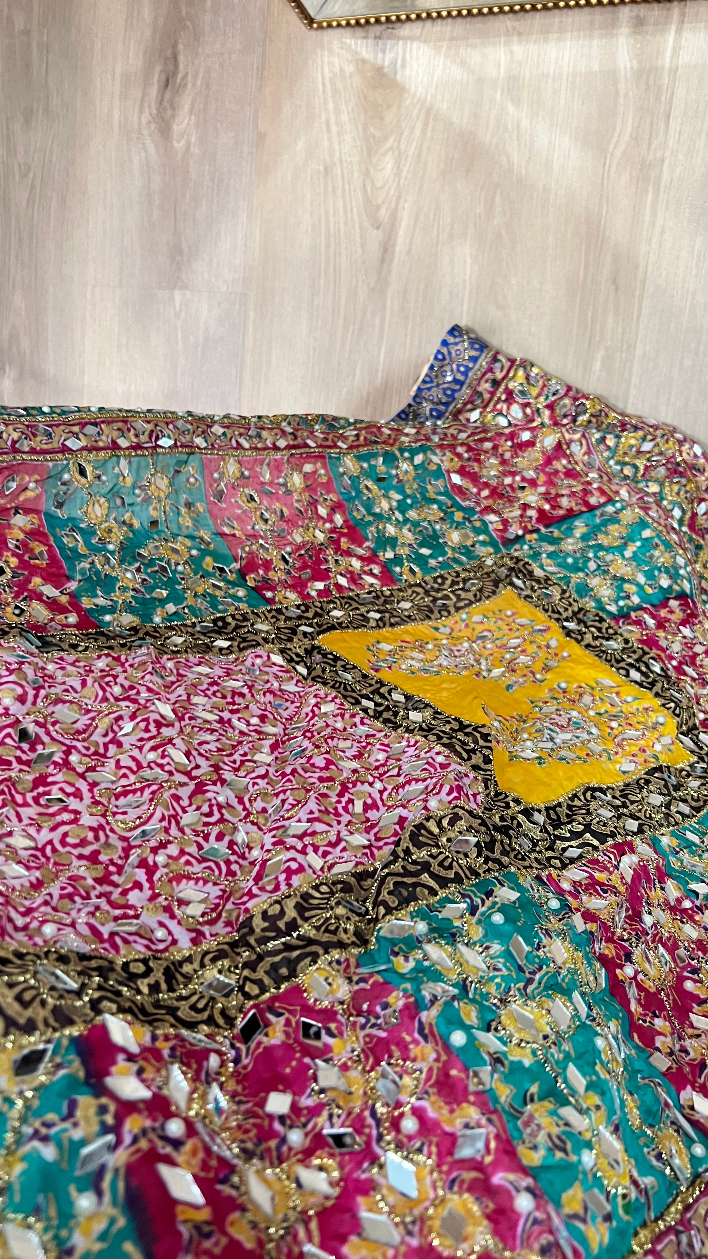 Mariam Multicoloured Silk Dupatta