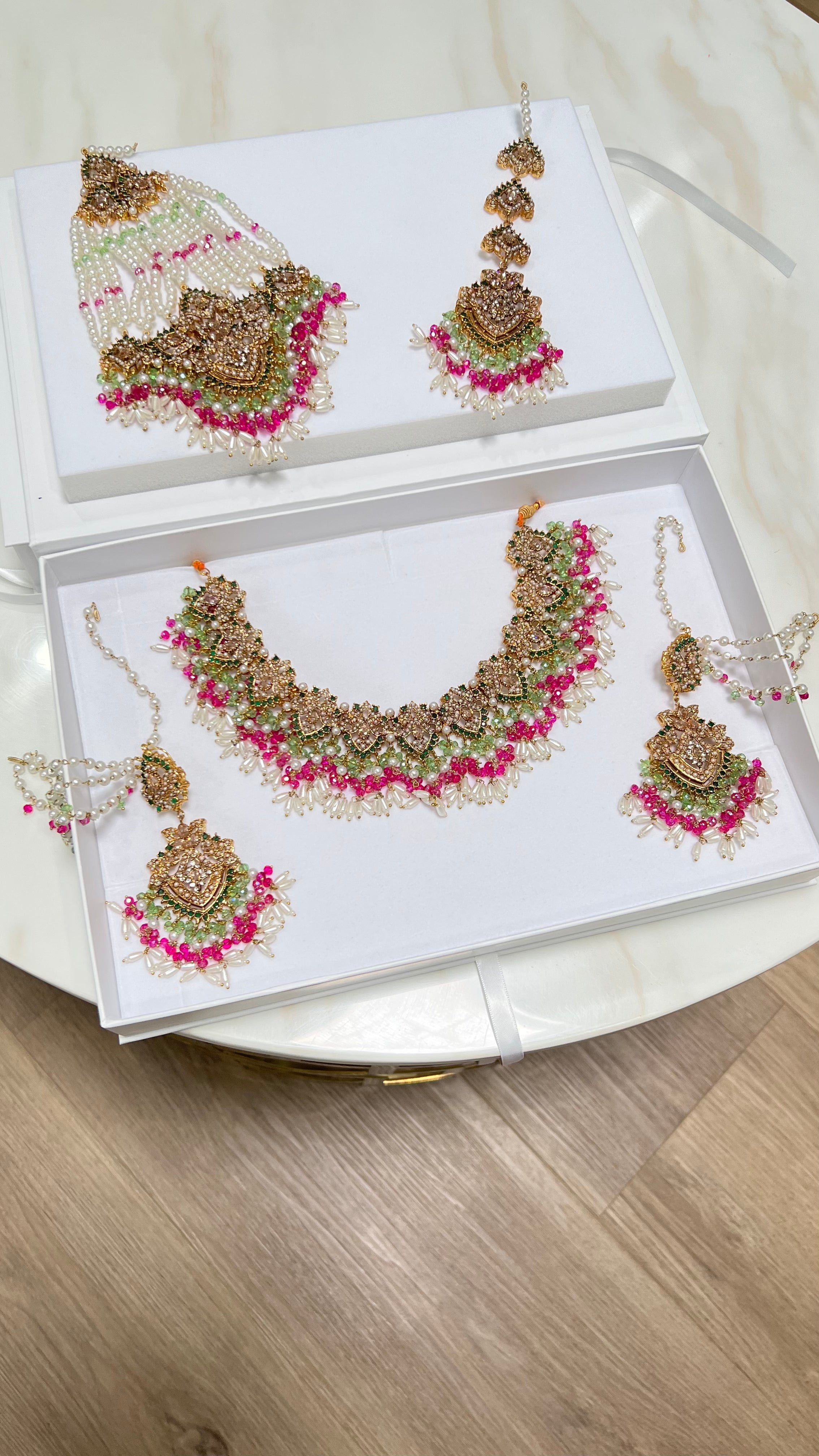 Sanam Bridal Set Pink & Mint