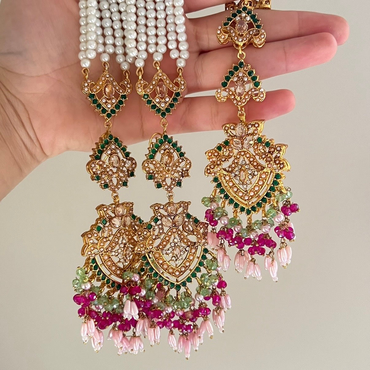 Sureya Earrings & Tikka