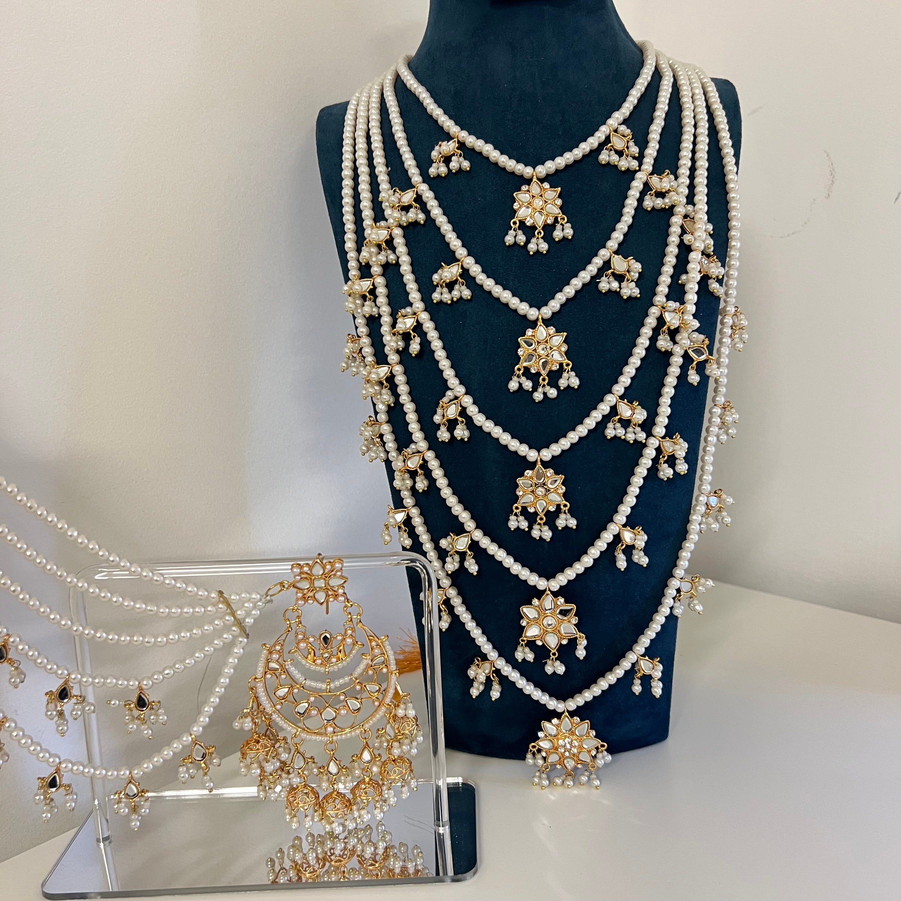 Falak Necklace Set Gold