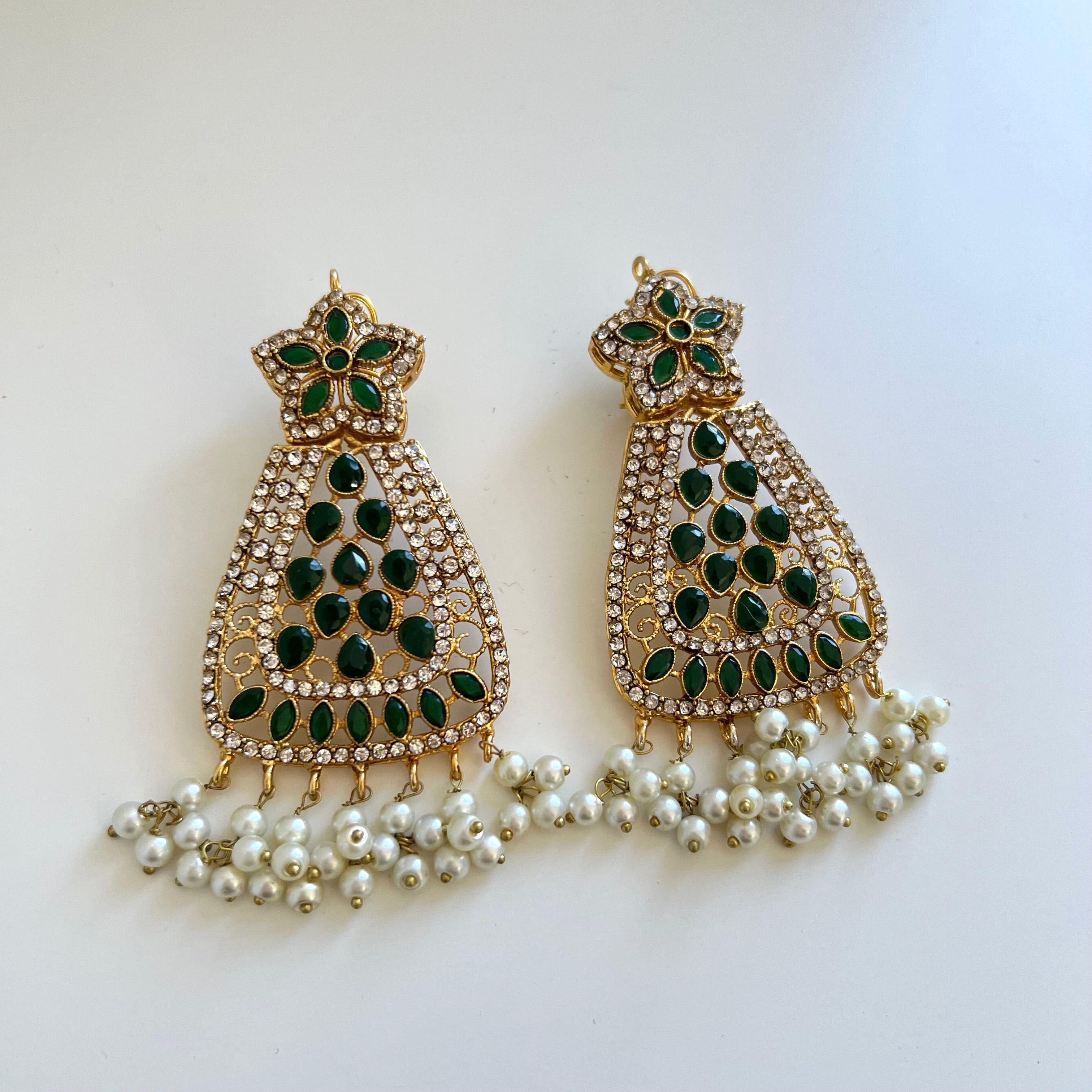 Tara Earrings Green