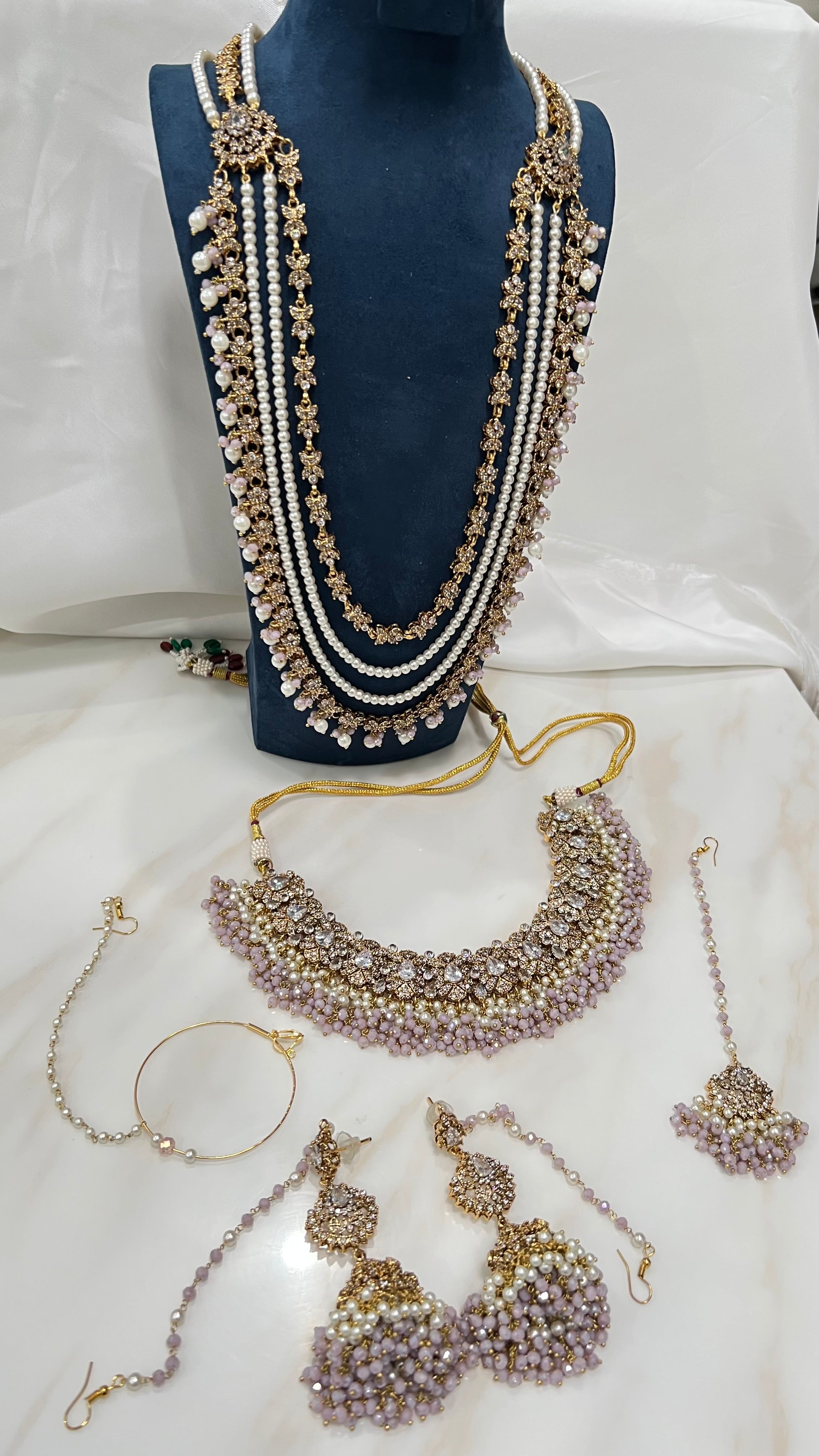 Pearl Bridal Set - Custom Made