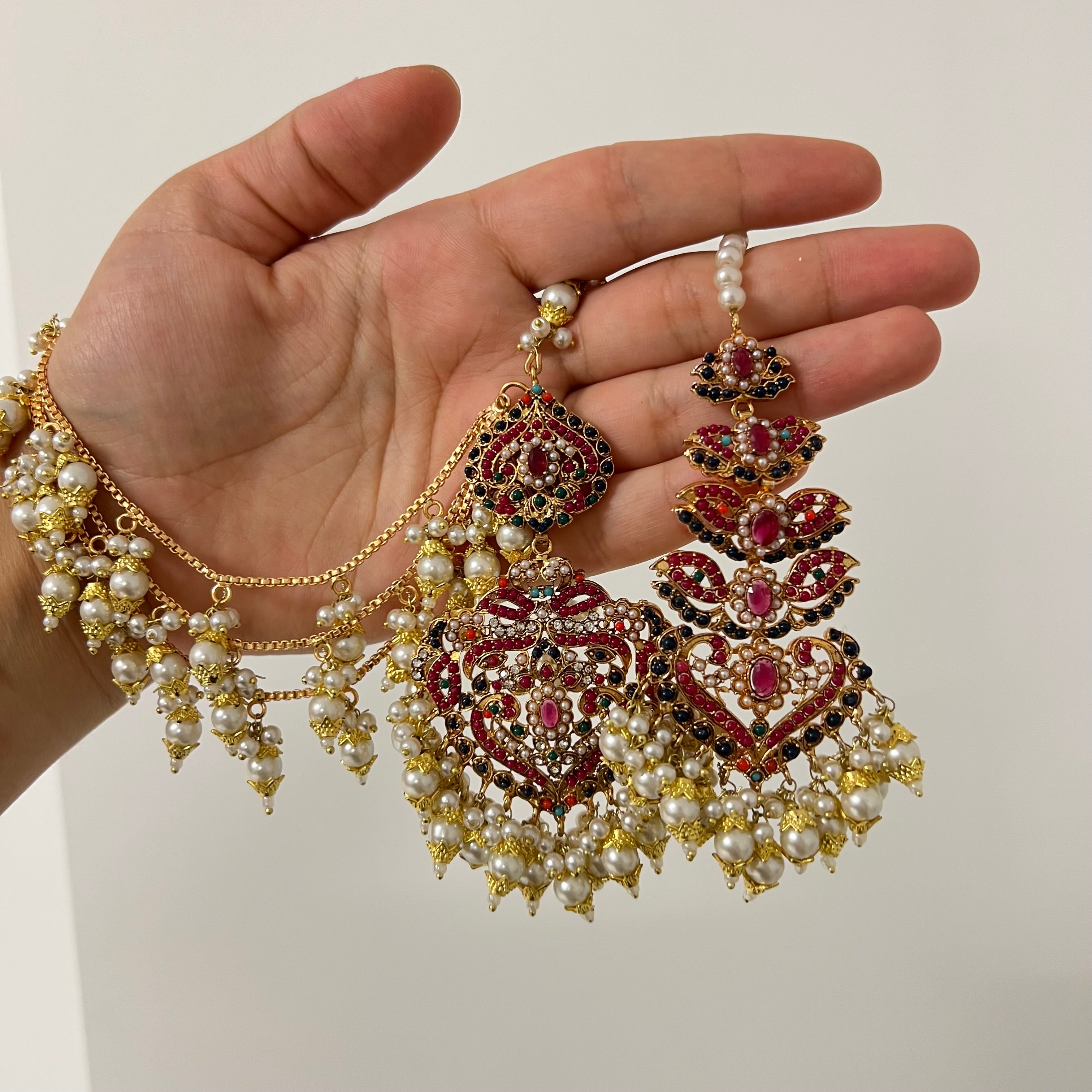 Katrina Earrings & Tikka Set