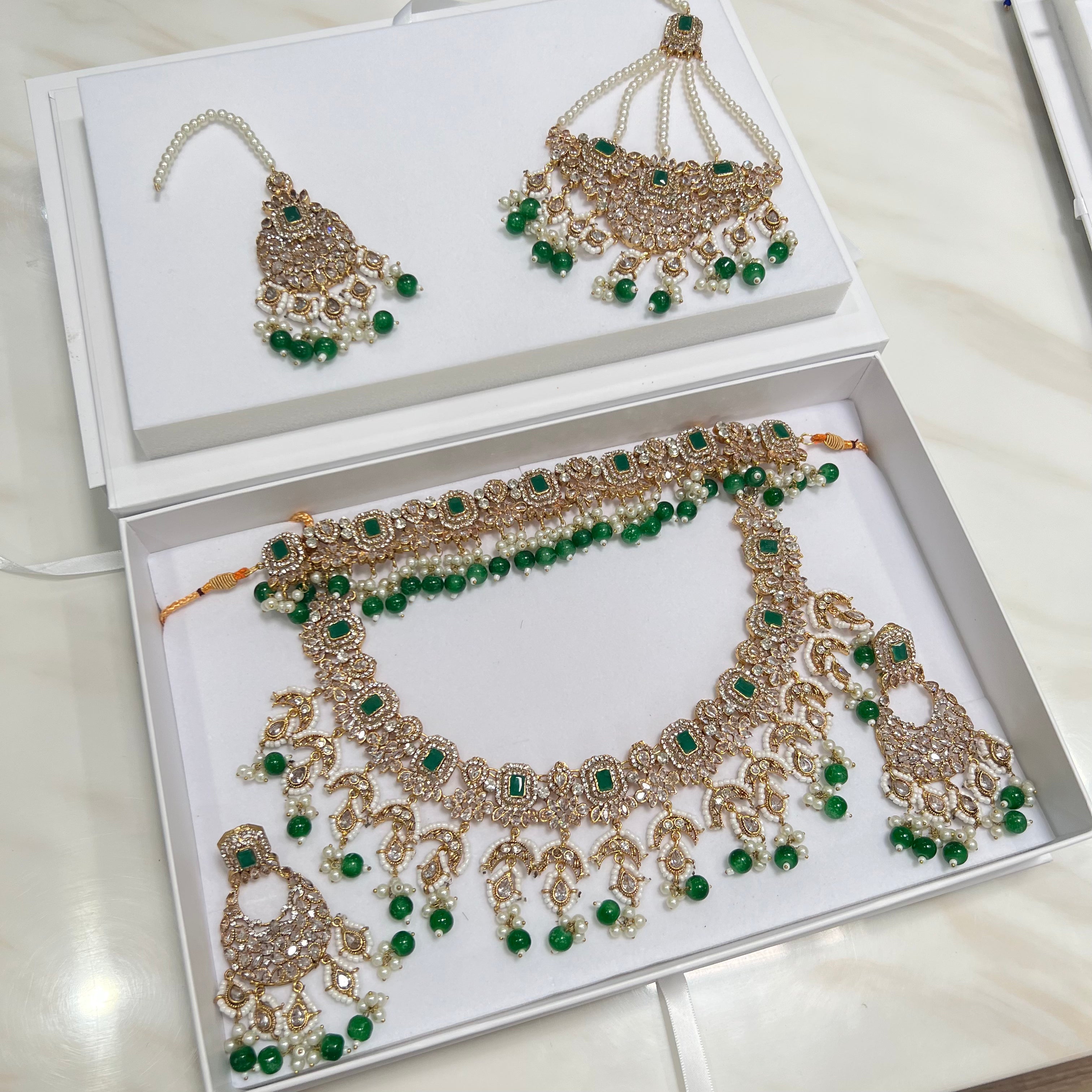 Enas Bridal Set Green