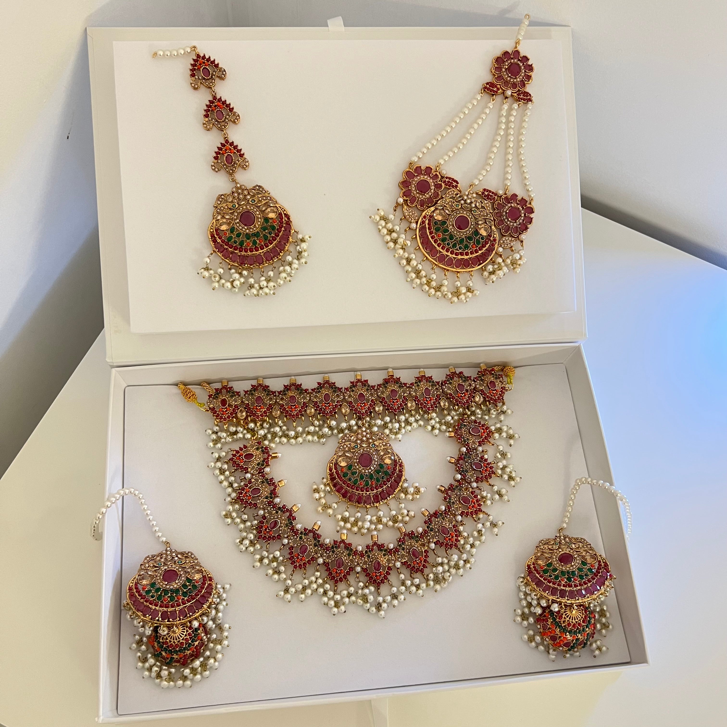 Dholak Bridal Set Pink