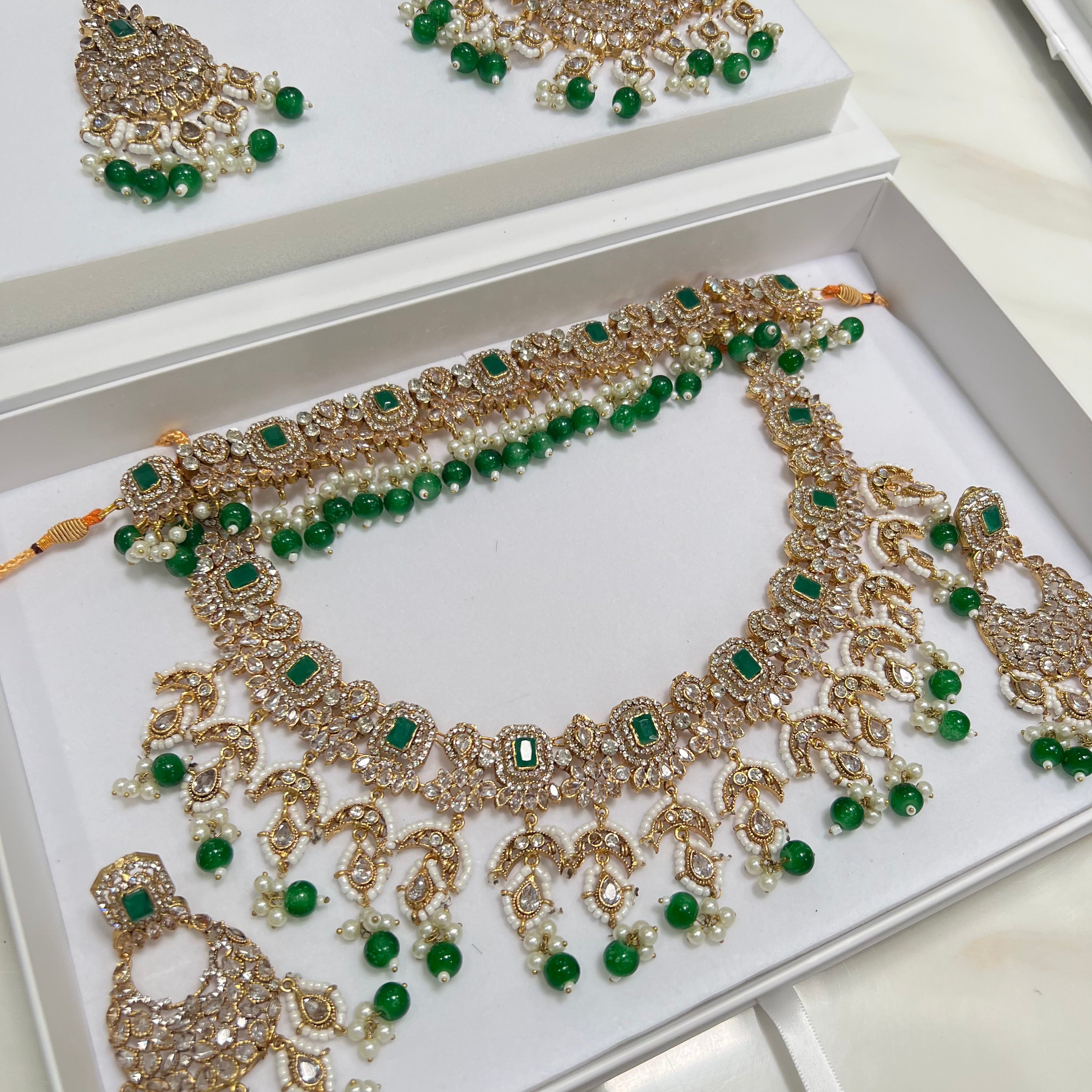 Enas Bridal Set Green