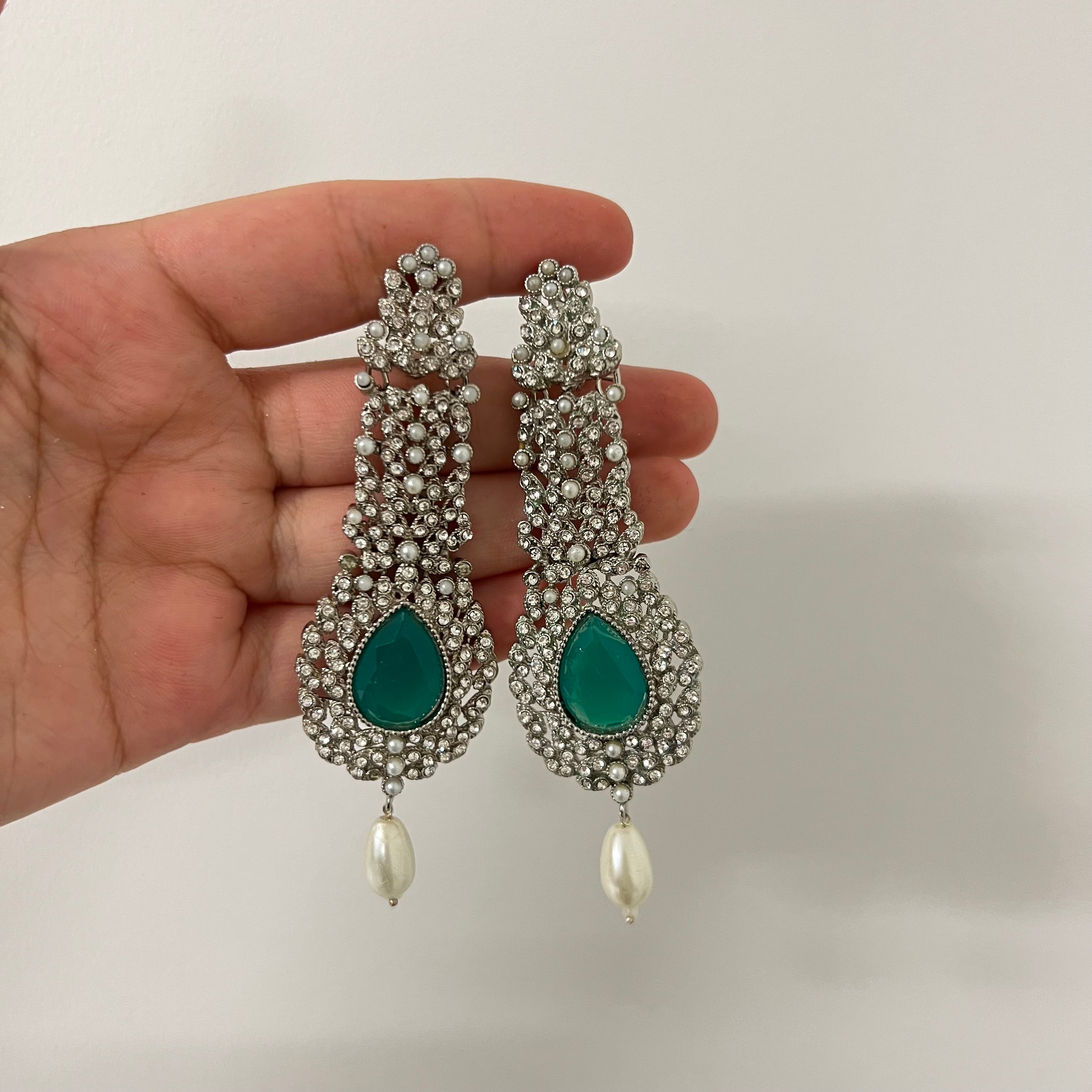 Lina Earrings Green