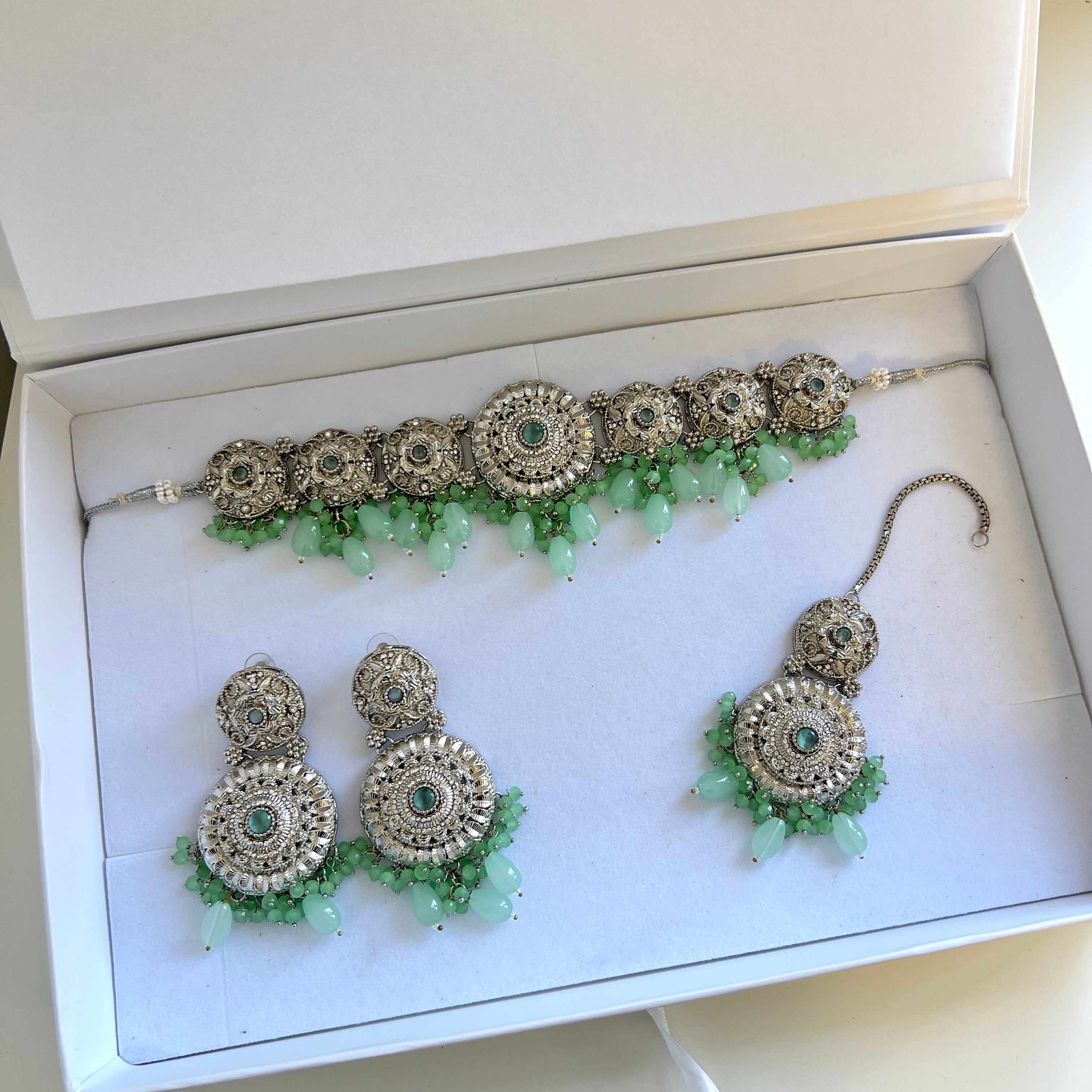 Sophia Choker Set Mint