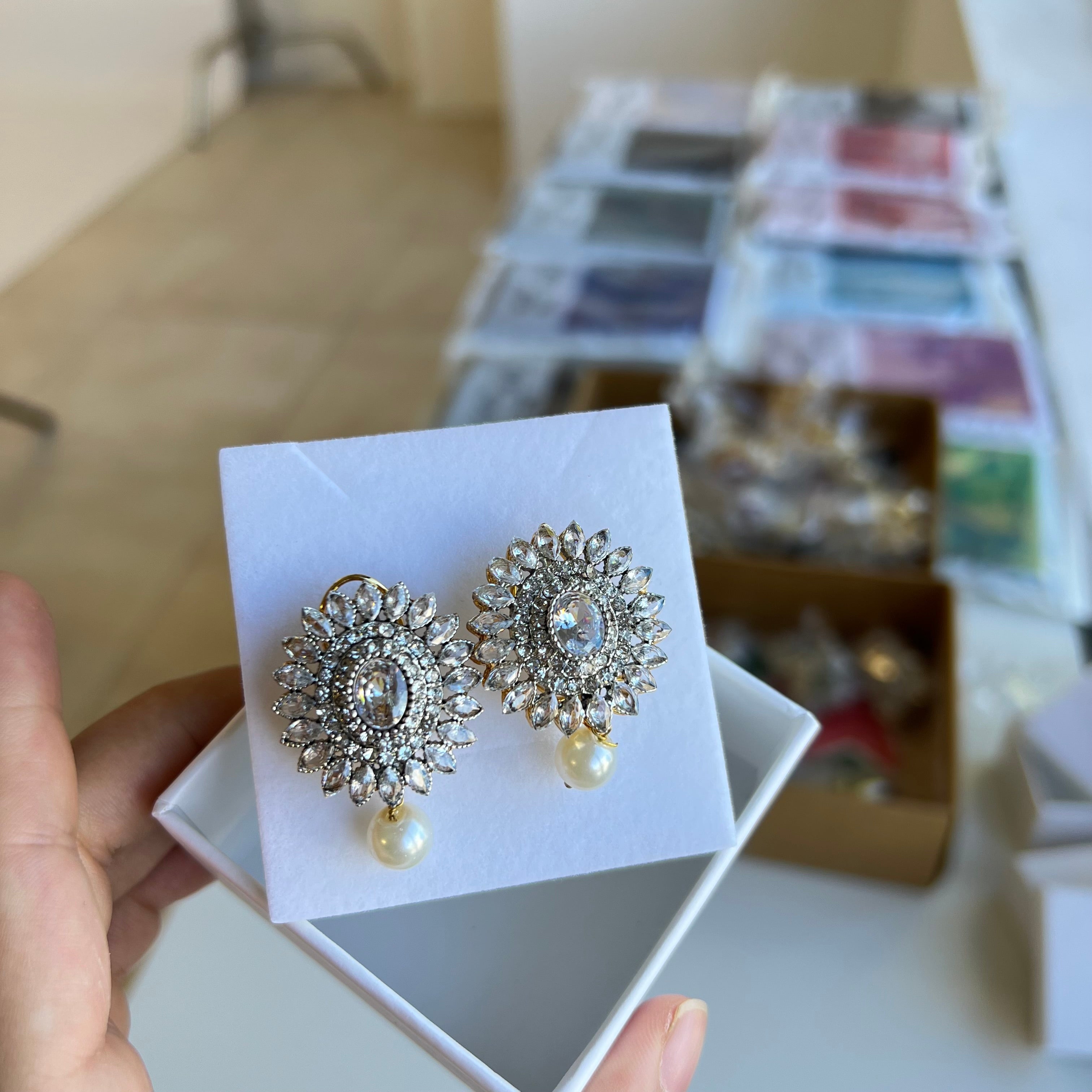 Nadia Studs Silver