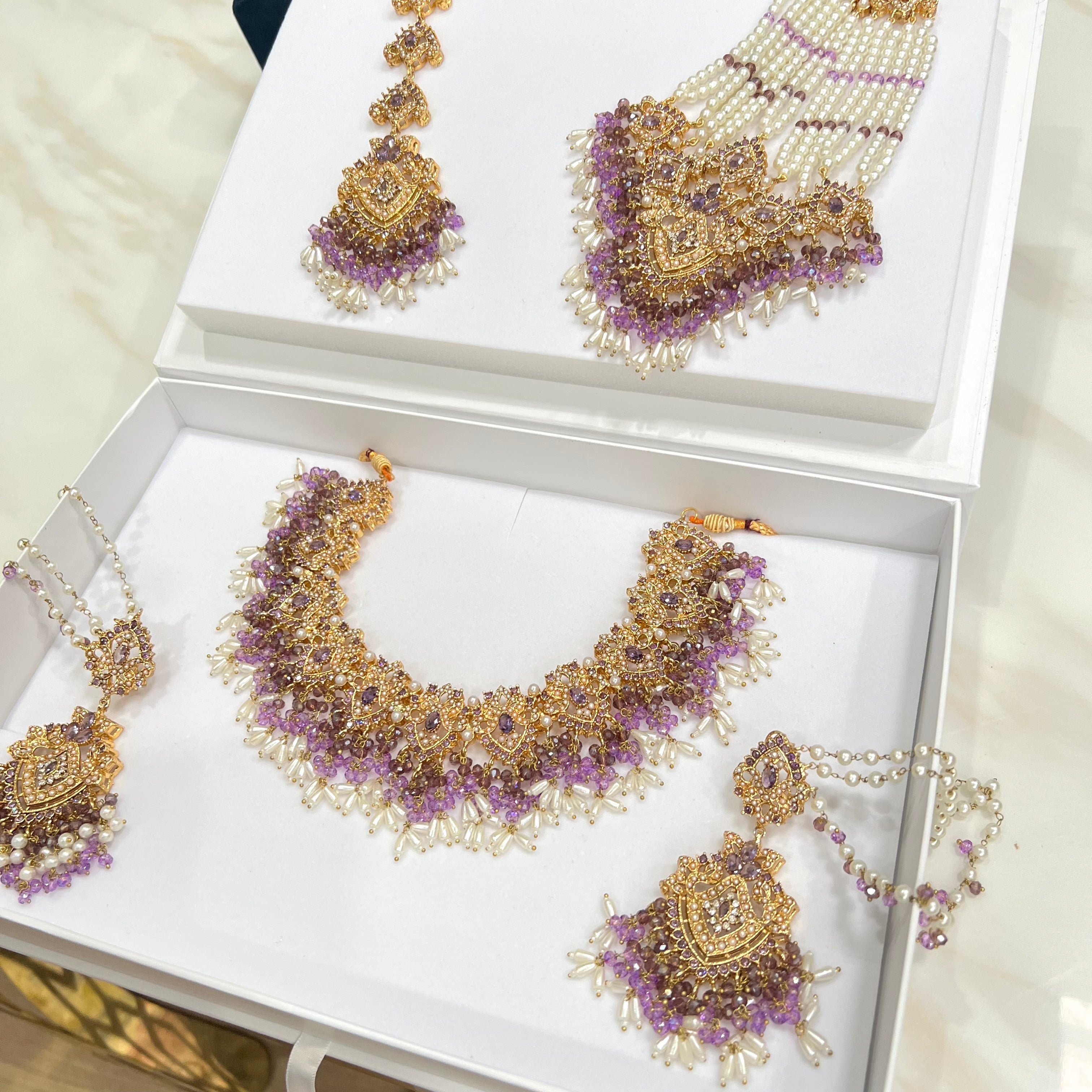 Sanam Bridal Set Purple