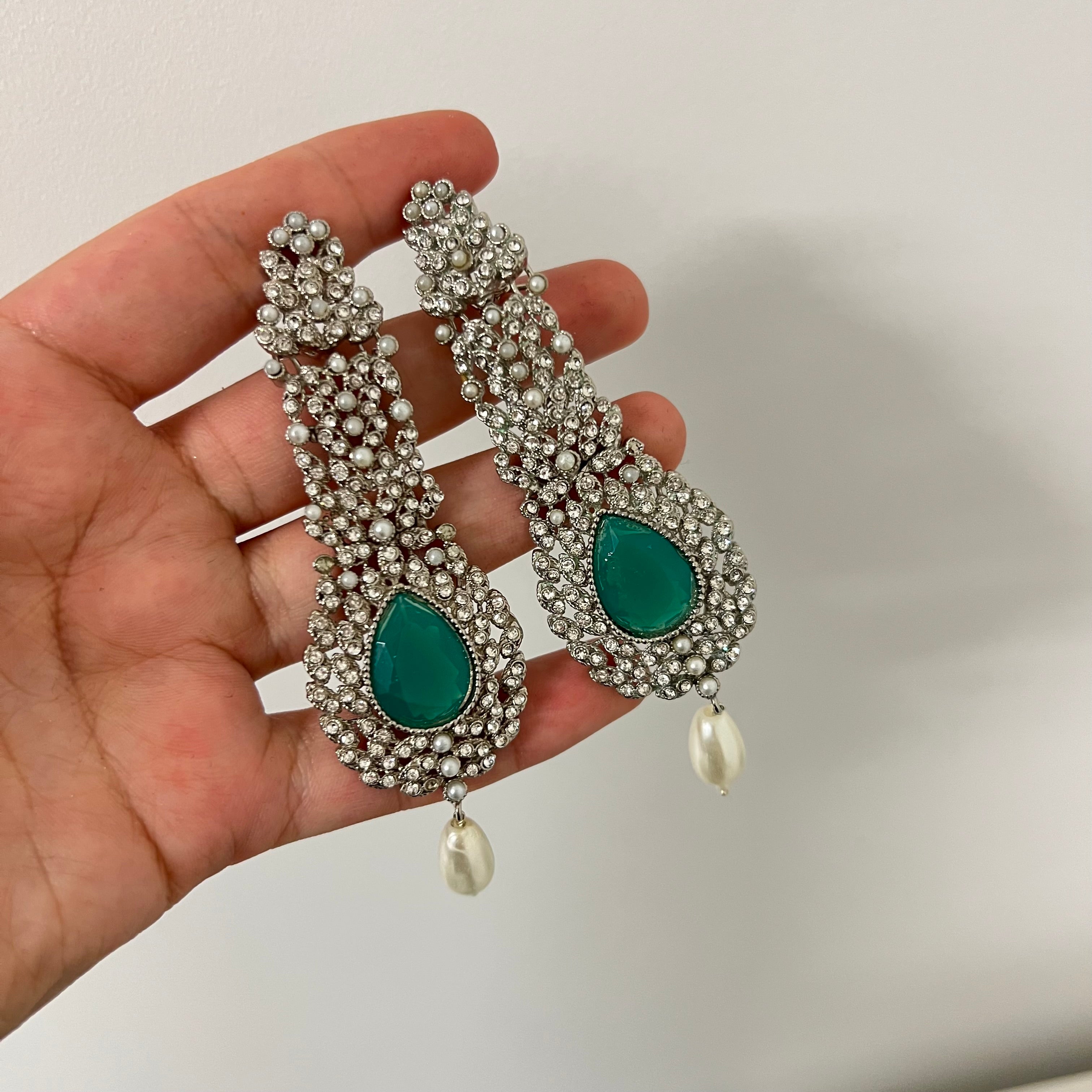 Lina Earrings Green