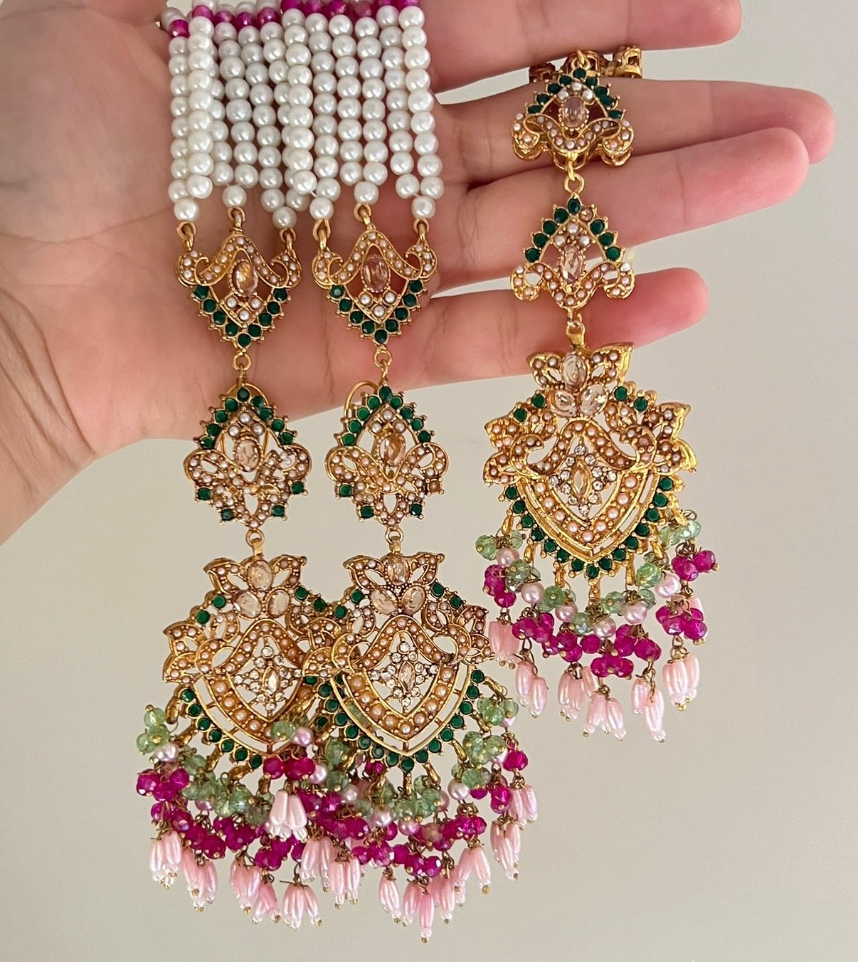 Sureya Earrings & Tikka