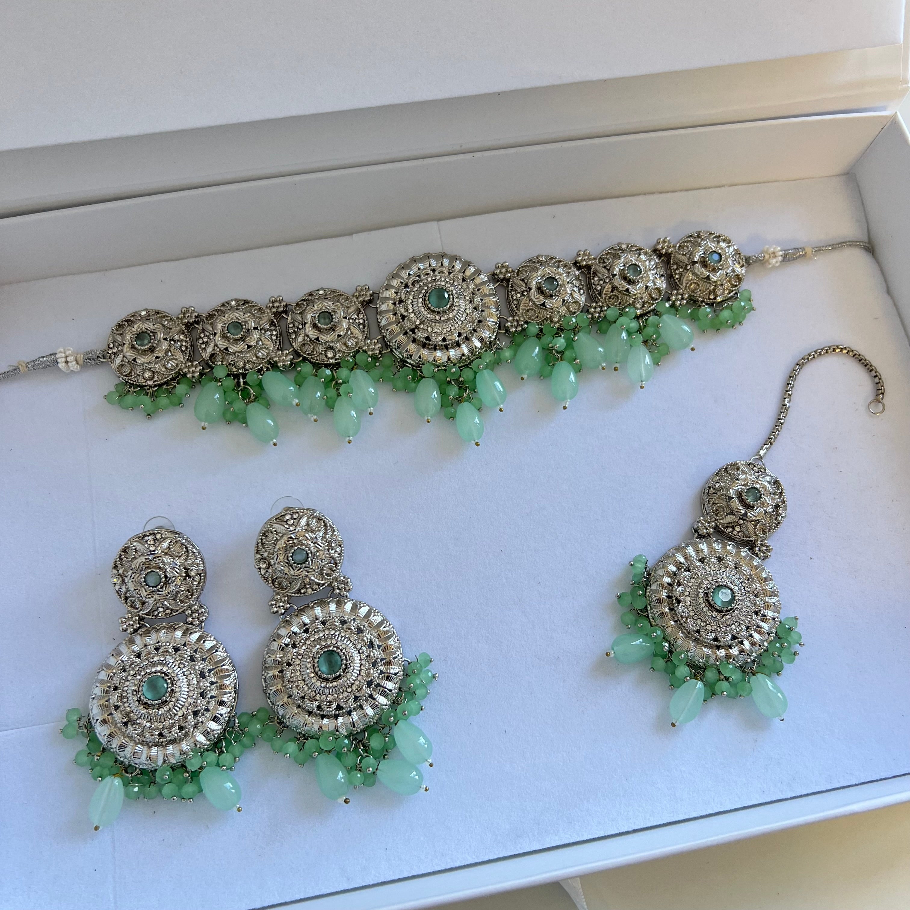 Sophia Choker Set Mint