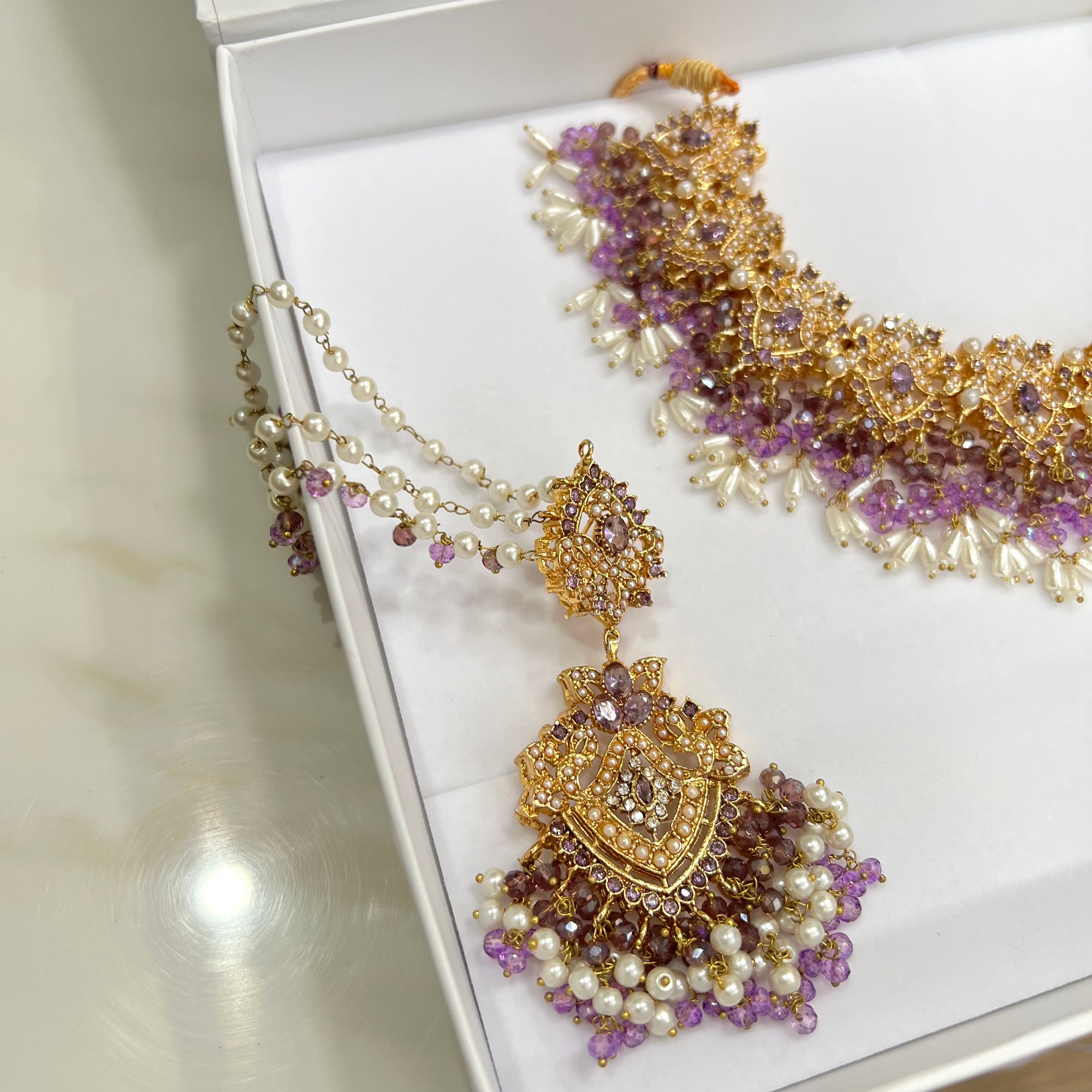 Sanam Bridal Set Purple