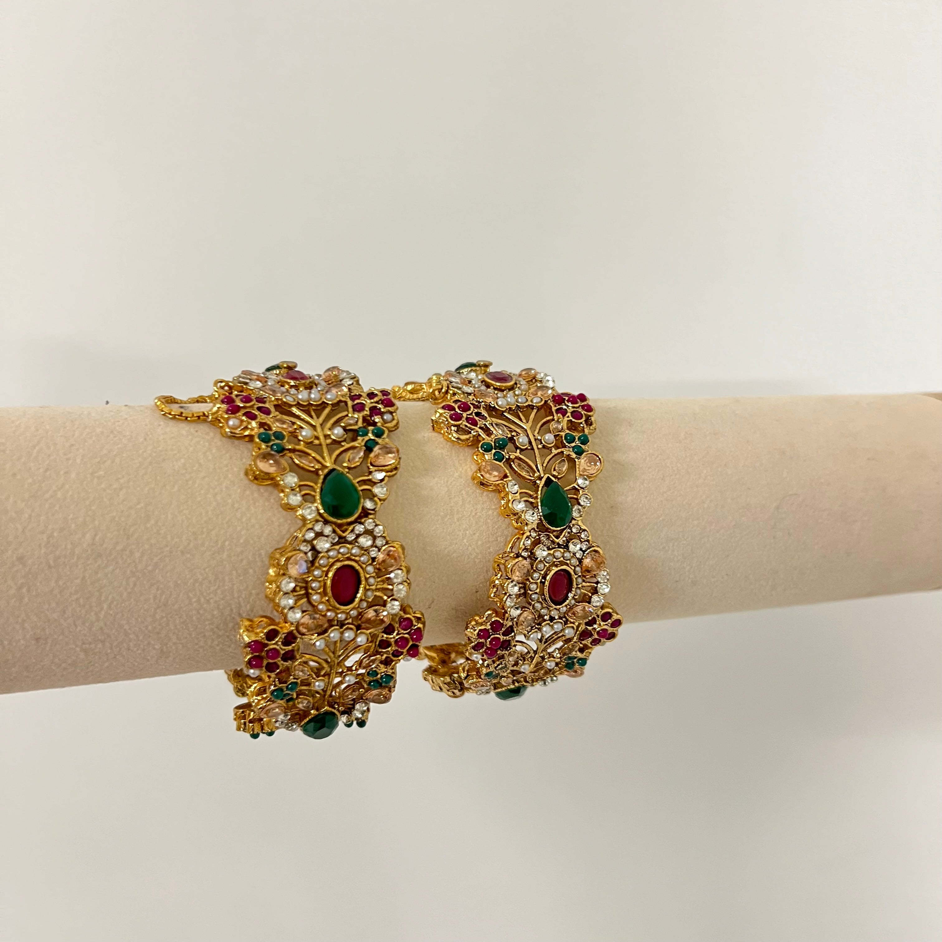 Izma Bangles Pink/Green