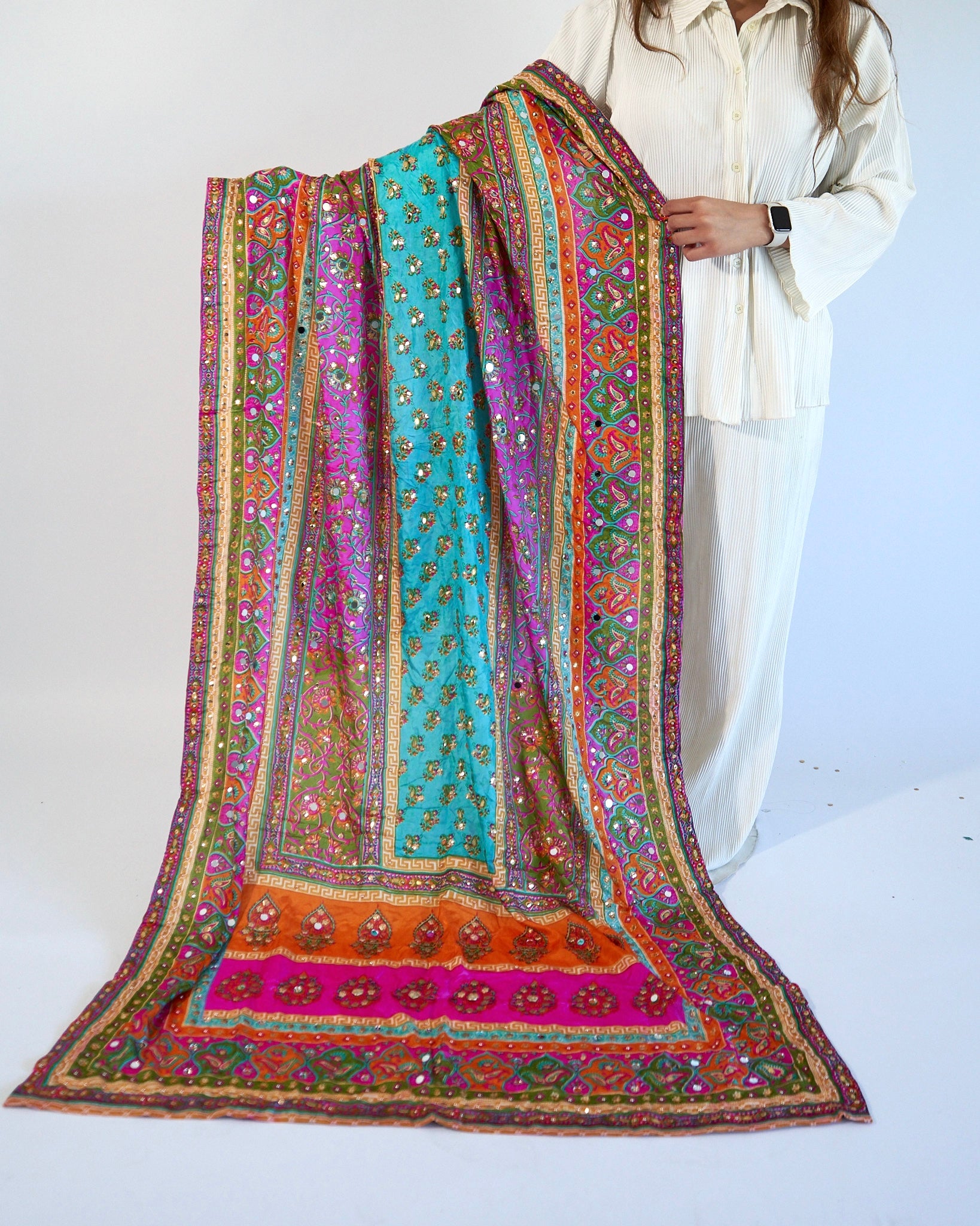 Sabia Multicoloured Dupatta