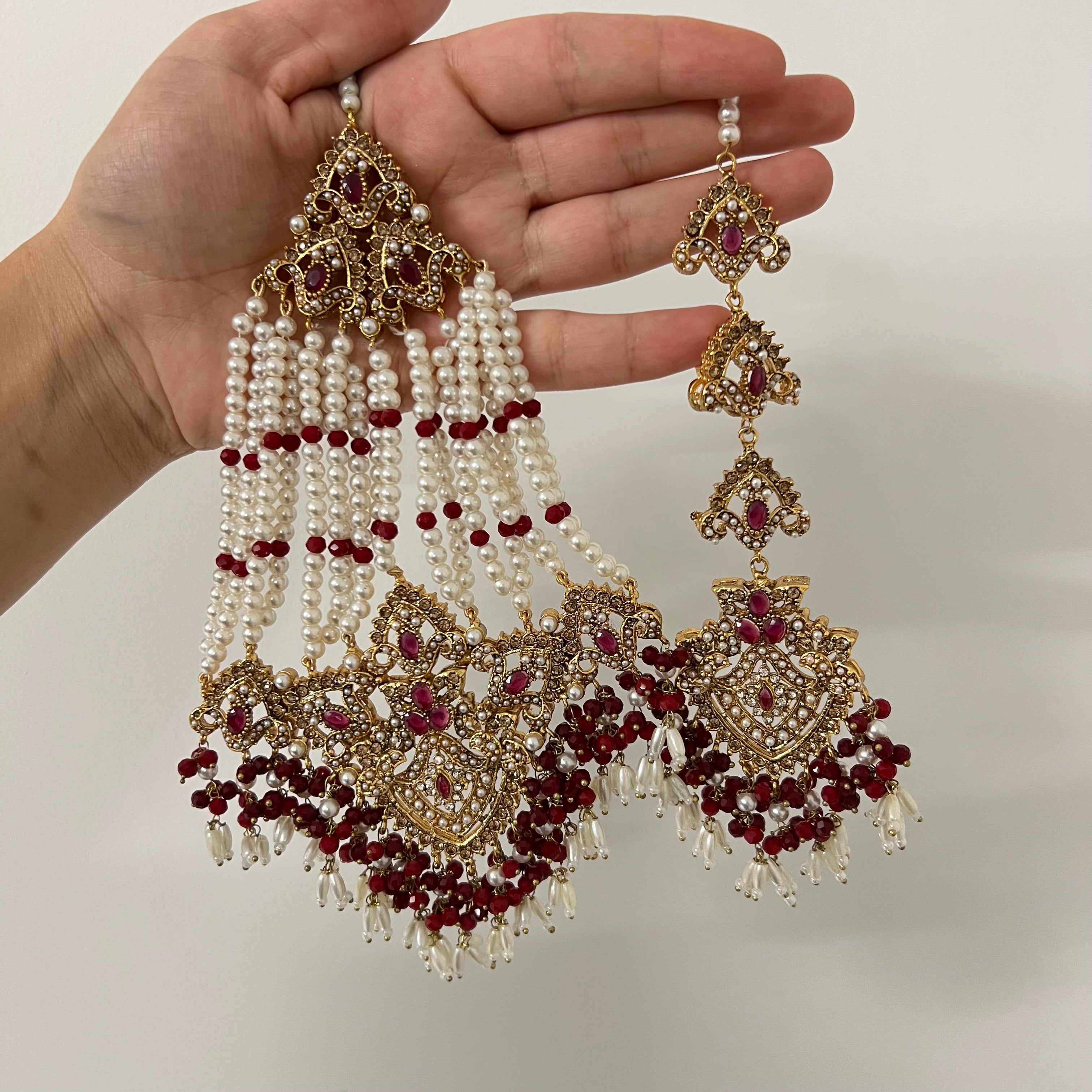 Sureya Head jewellery Red