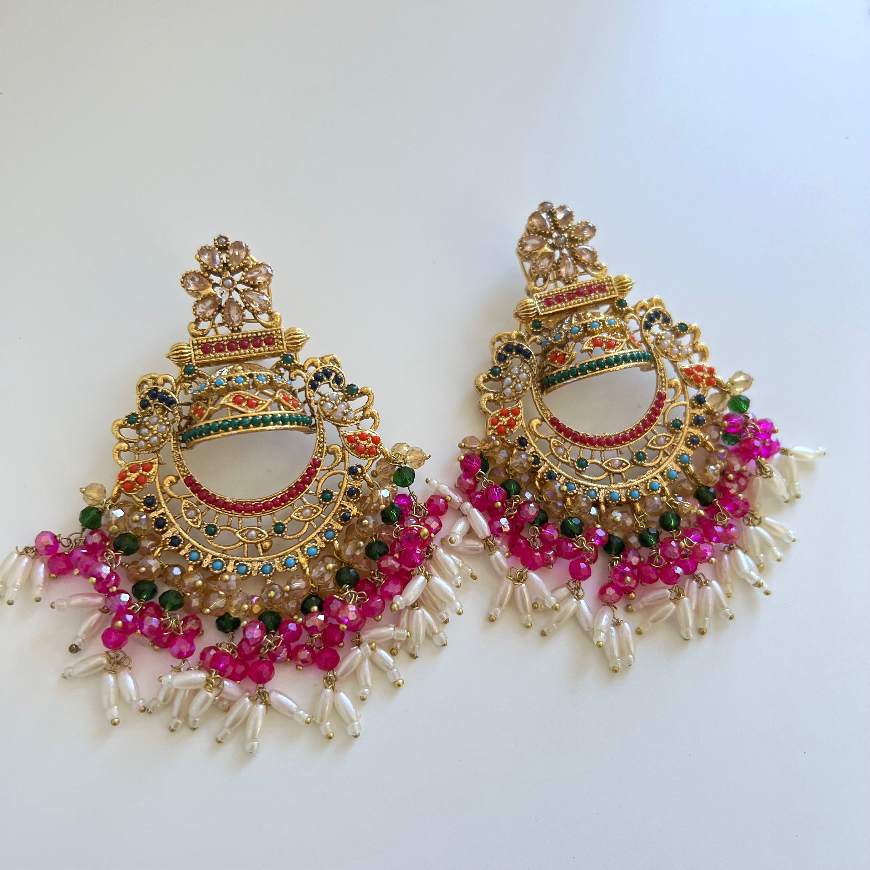 Zisha Earring Yellow/Pink