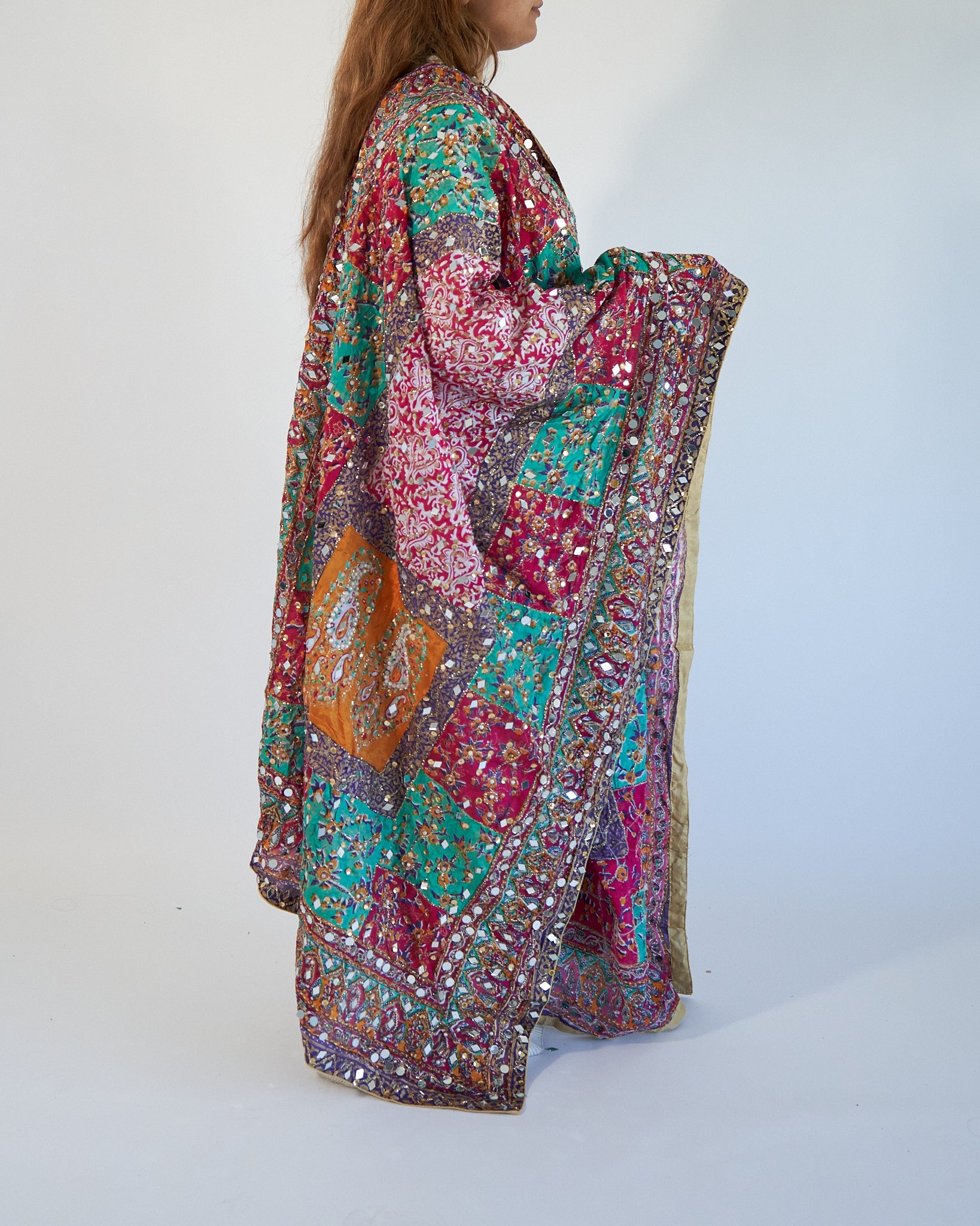 Mariam Multicoloured Silk Dupatta