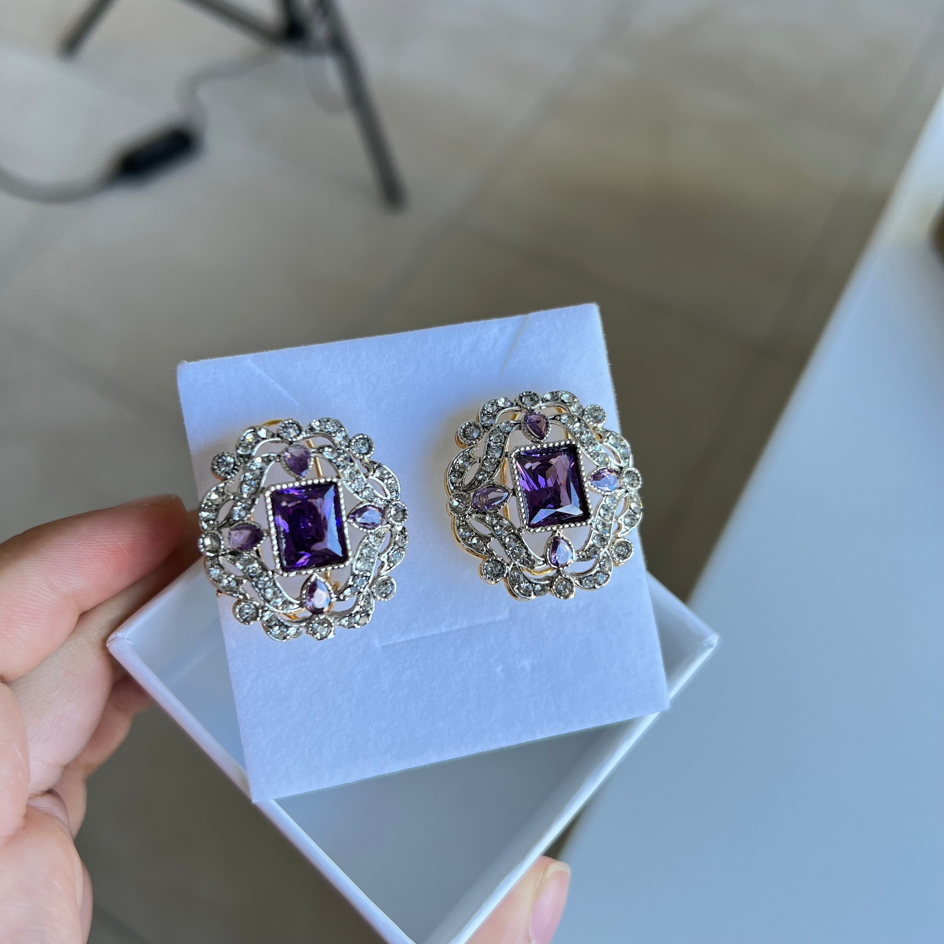 Nikita Studs Purple