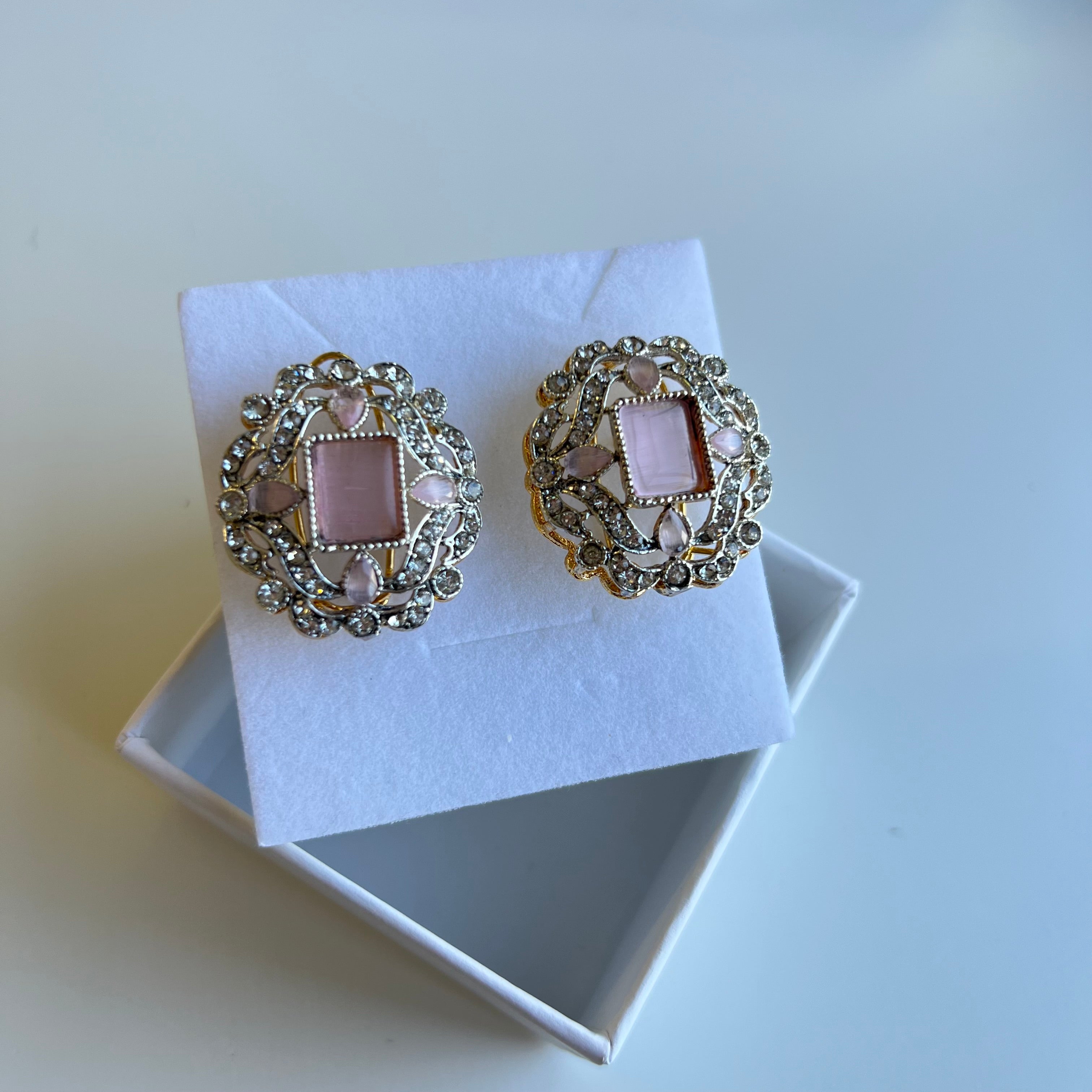 Nikita Studs Baby Pink