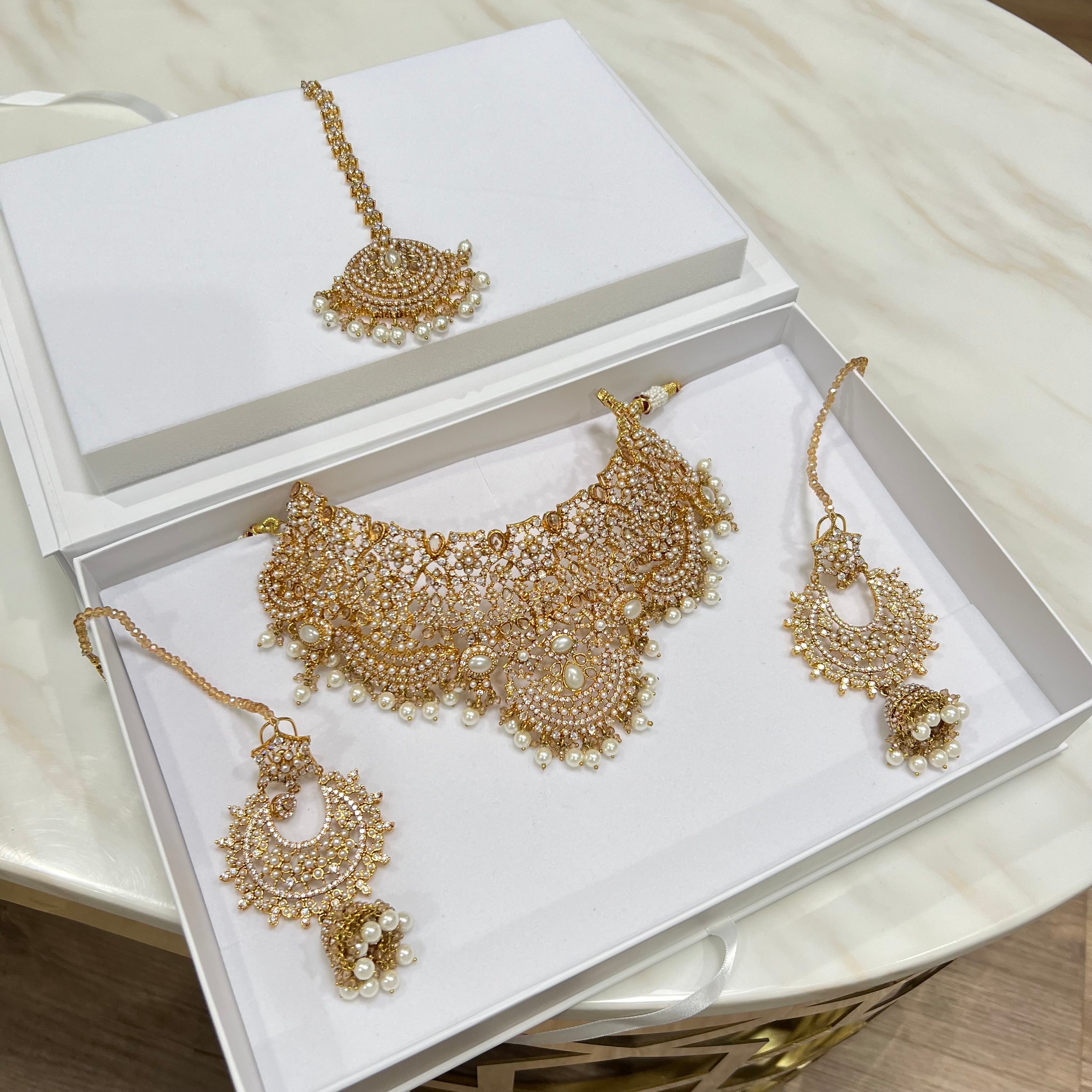 Saphia Bridal Set Gold