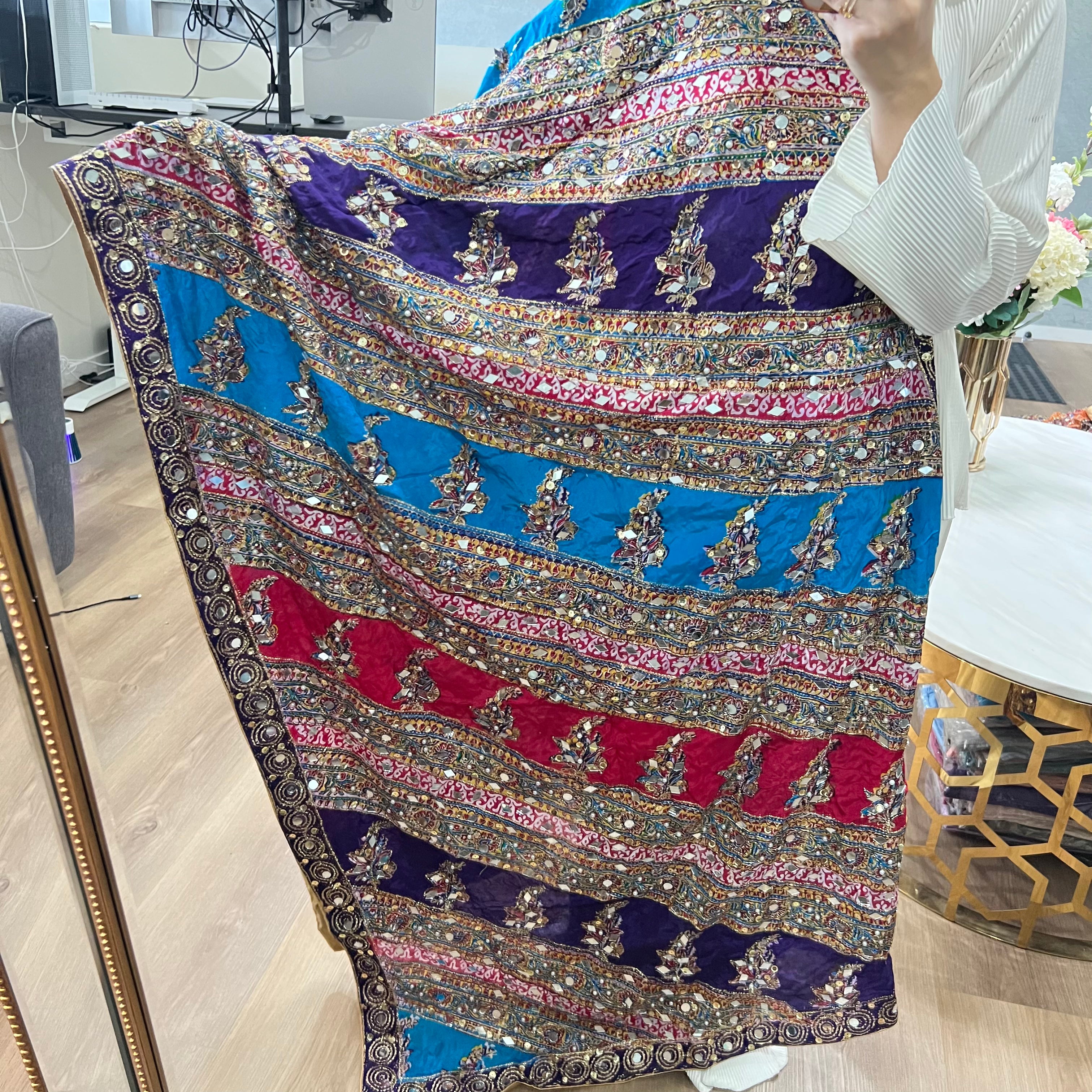 Sahara Multicoloured Silk Dupatta