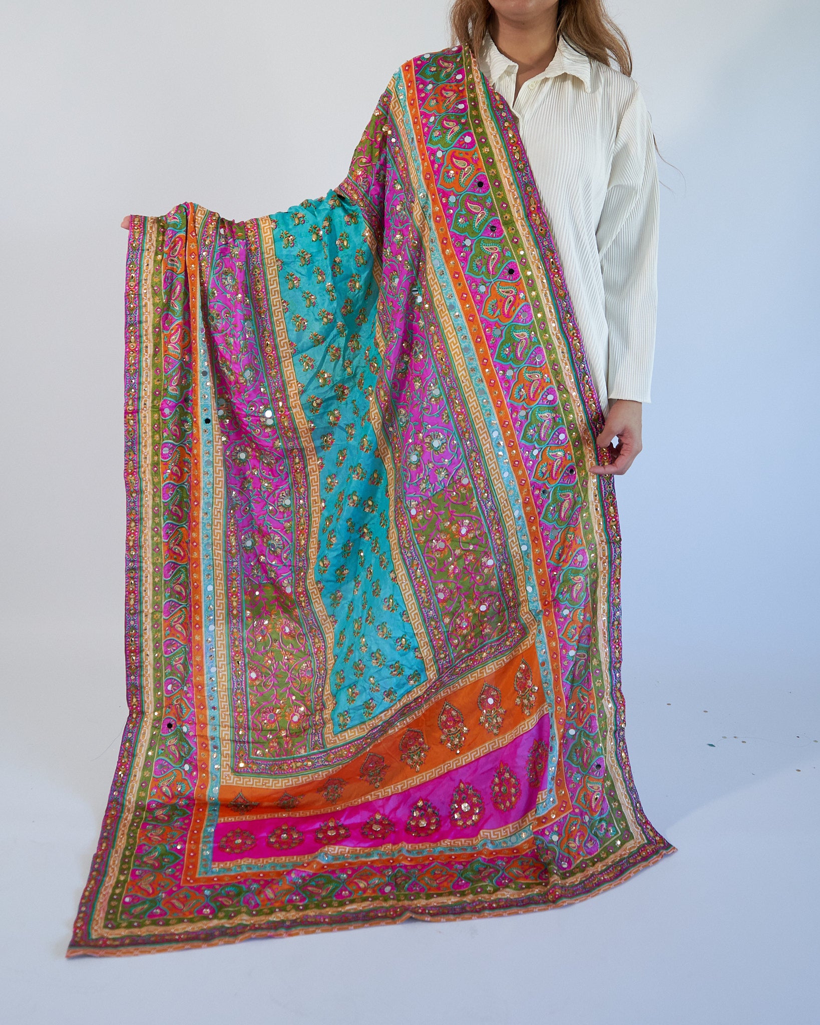 Sabia Multicoloured Dupatta