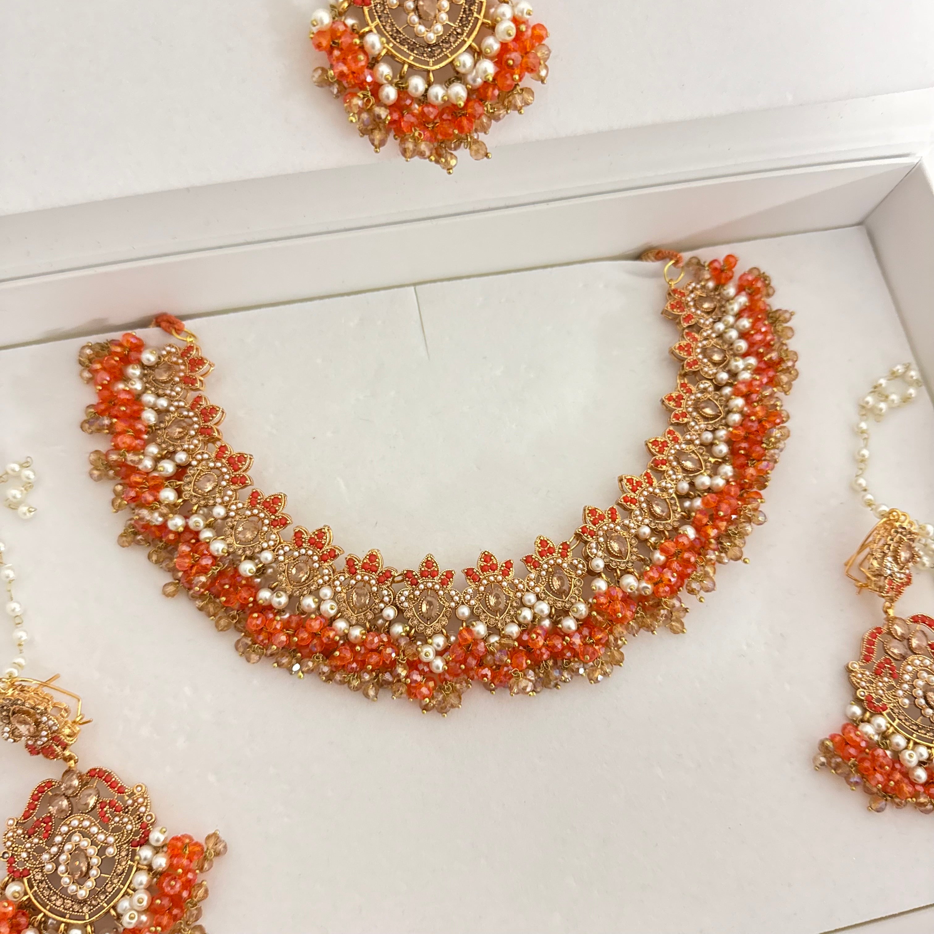 Sanamm Bridal Set Orange