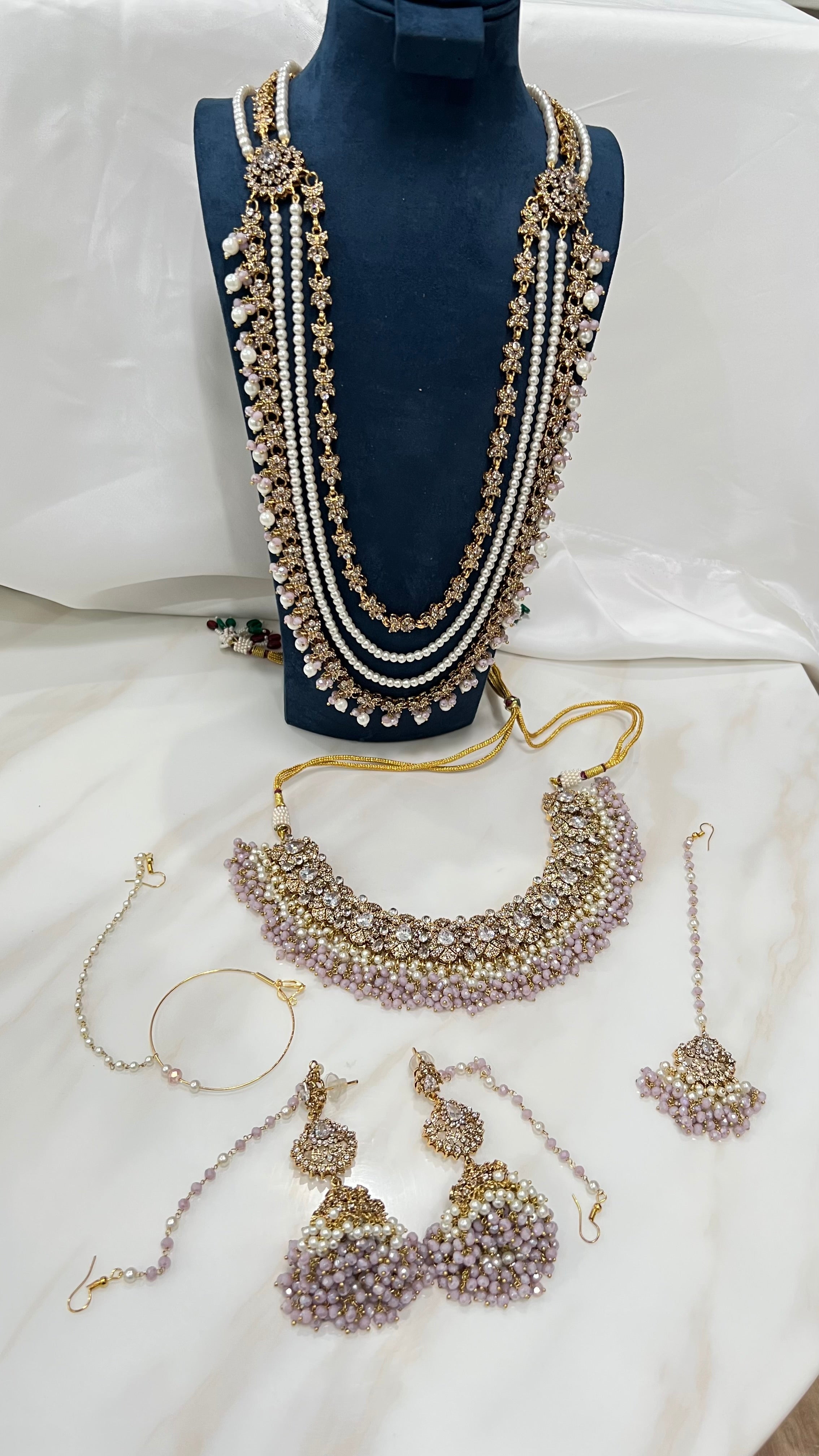 Pearl Bridal Set - Custom Made