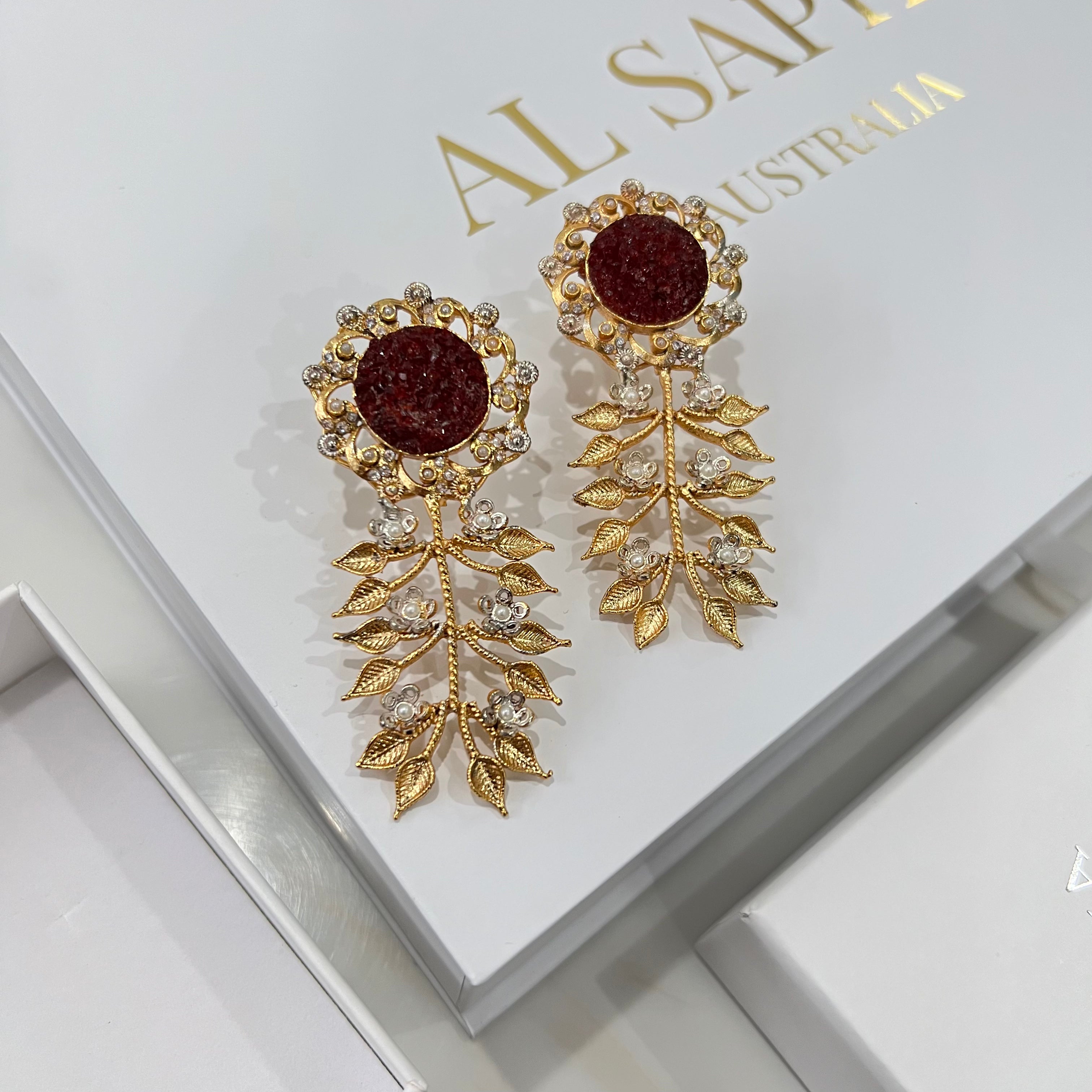 Marah Earrings Marone