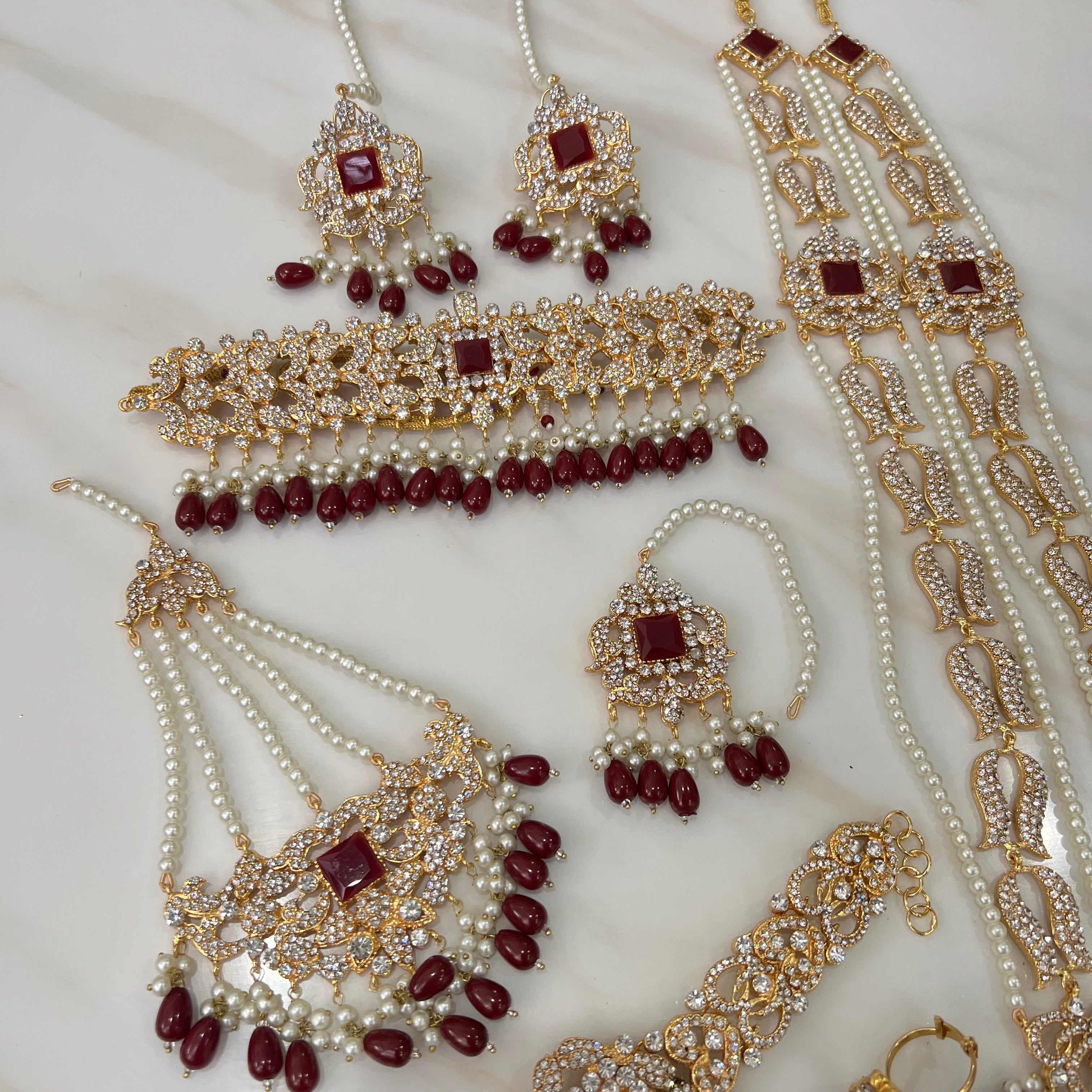 Sofeen Full Bridal Set Red