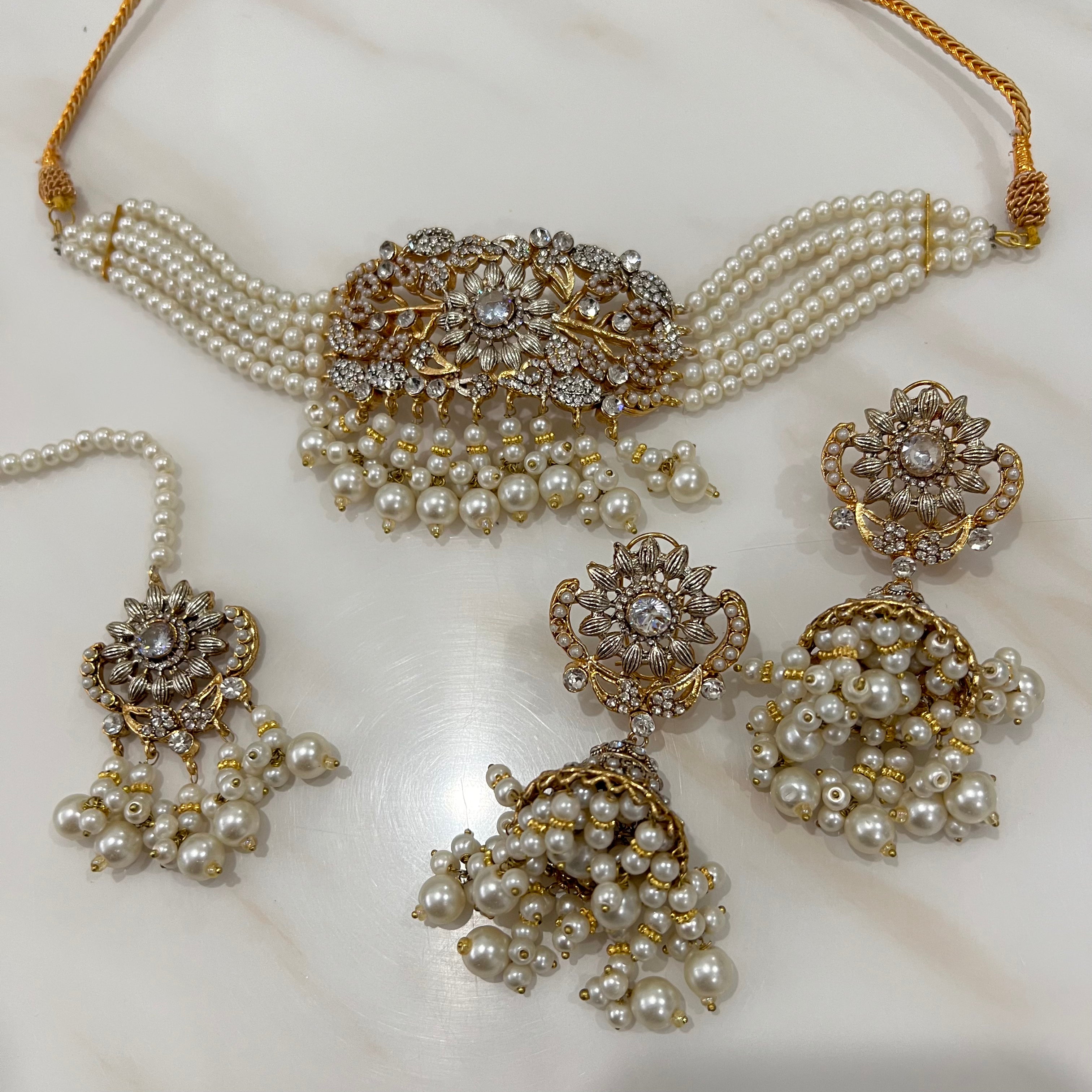 Anna Choker Set Gold