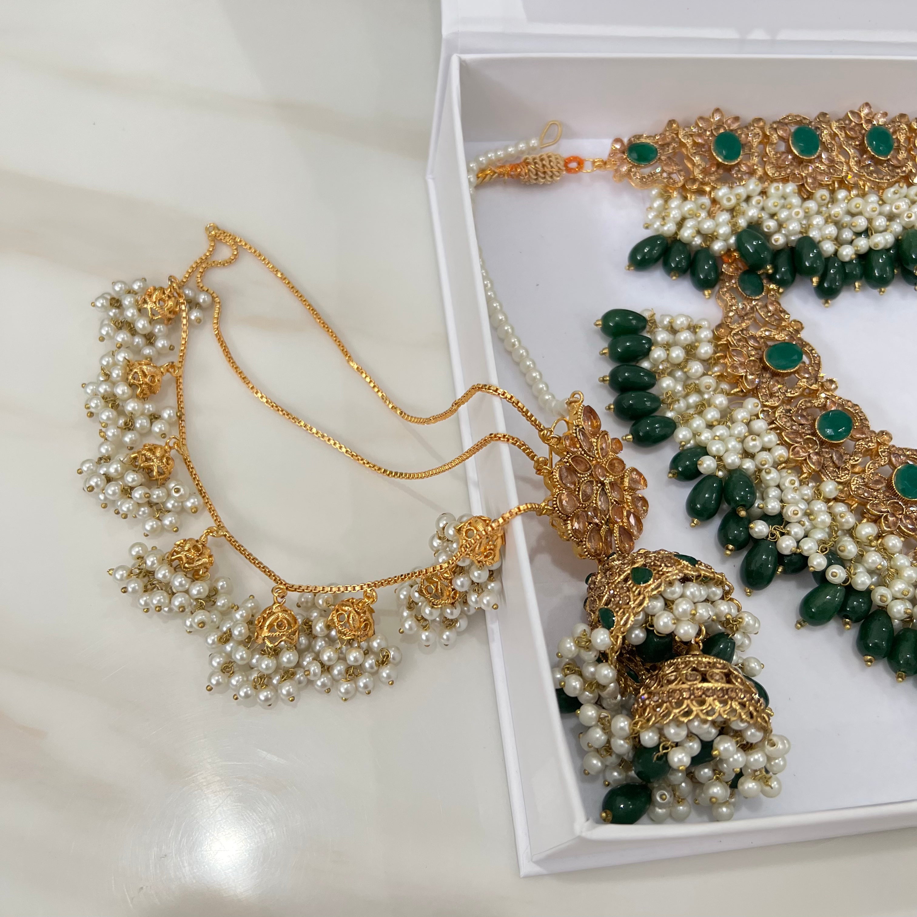 Somy Bridal Set Luxury Green