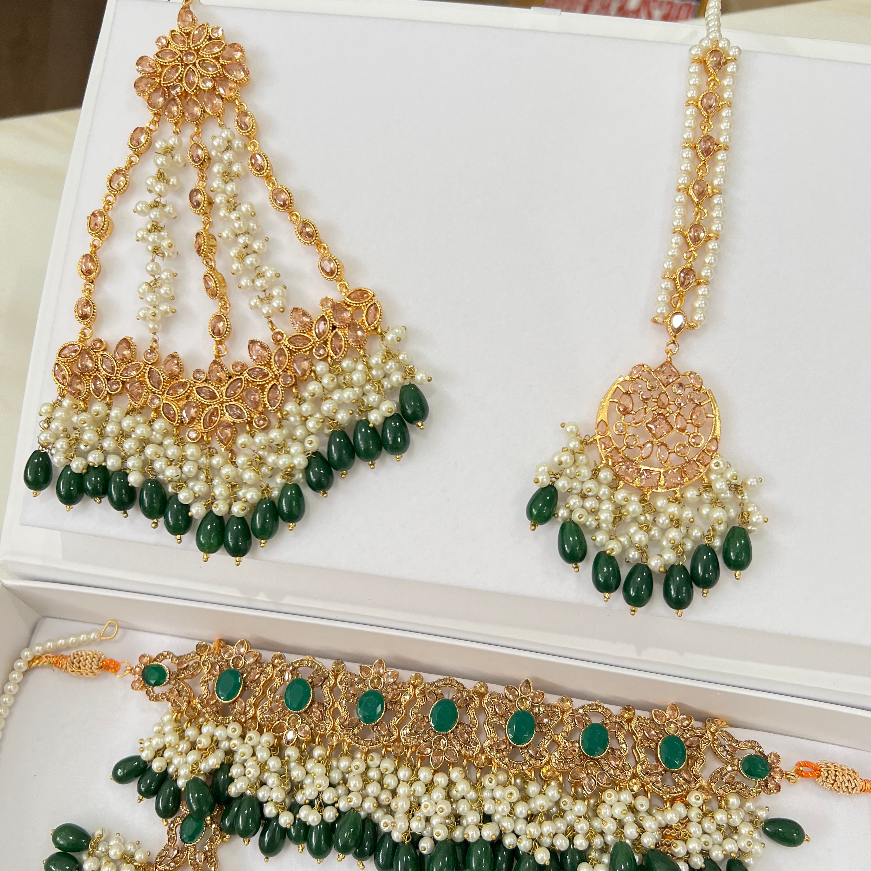 Somy Bridal Set Luxury Green