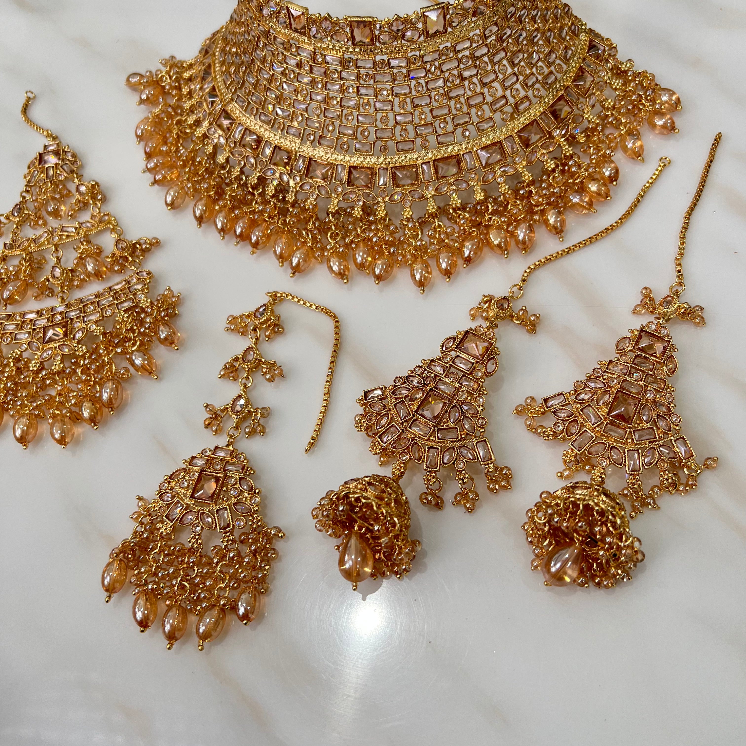 Jasmine Bridal Set Gold