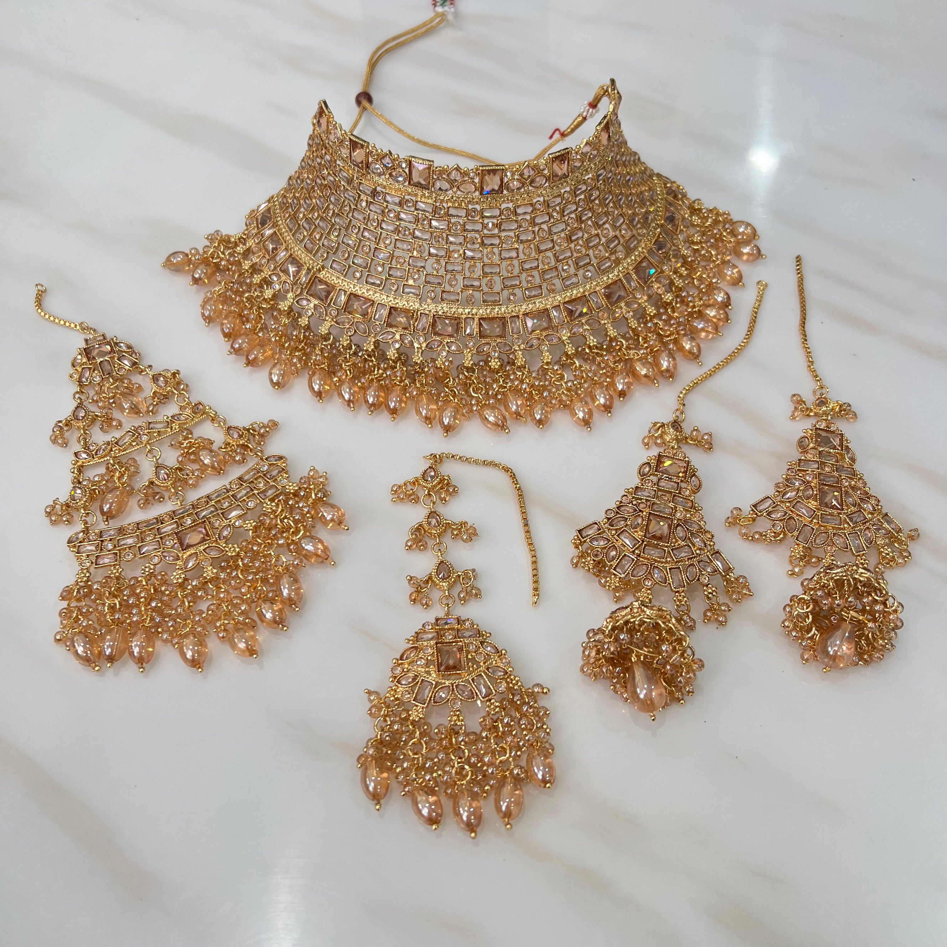 Jasmine Bridal Set Gold