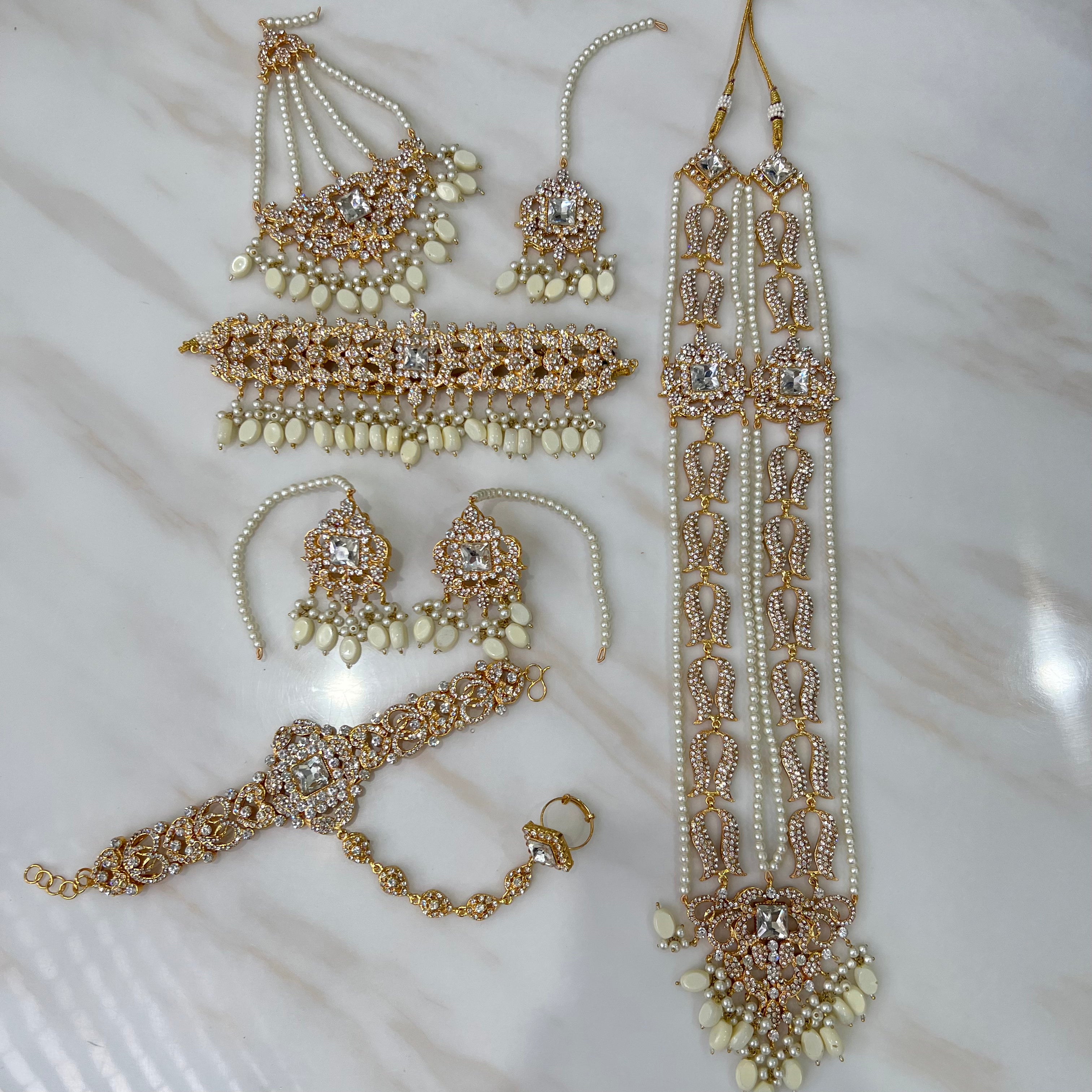 Sofeen Full Bridal Set White Gold