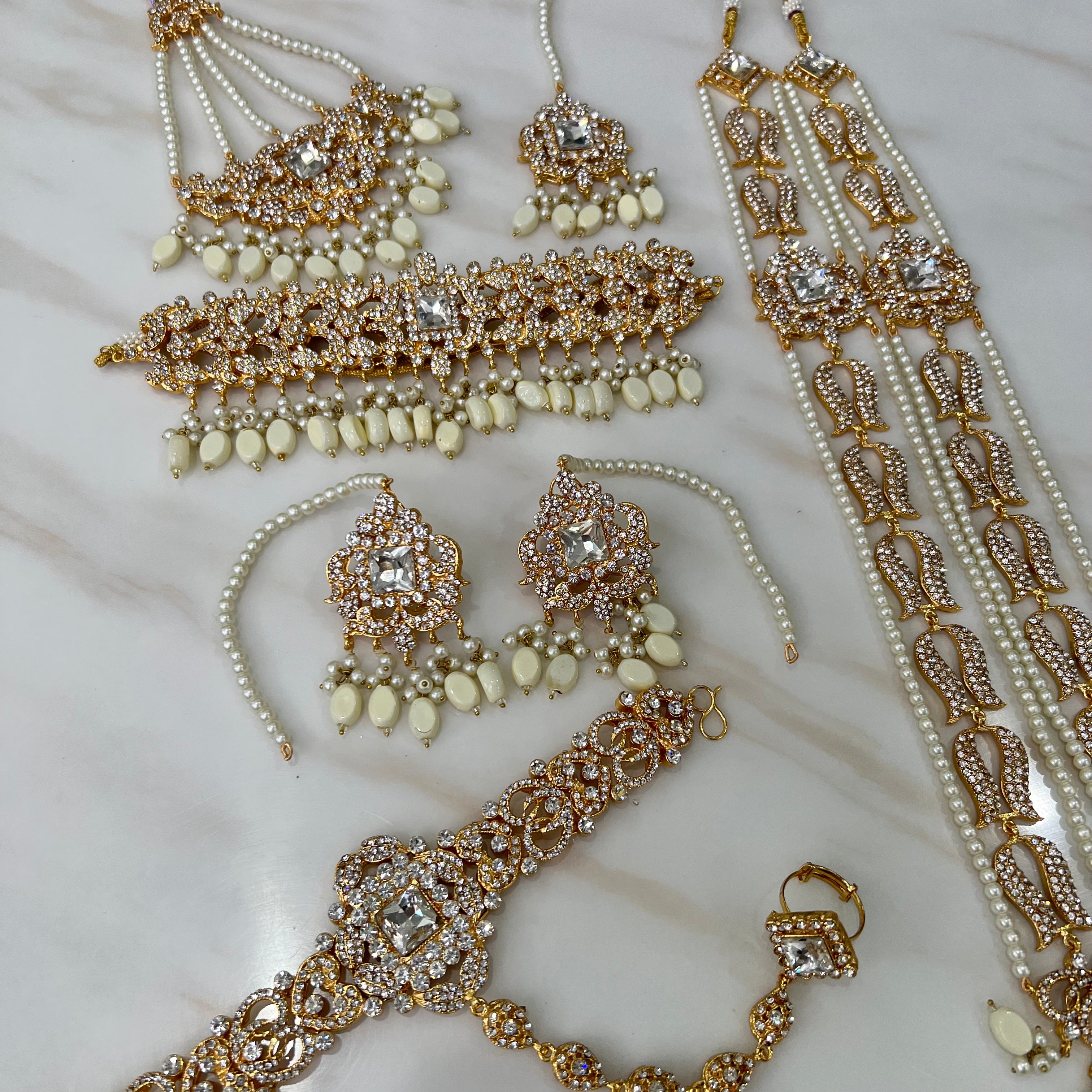 Sofeen Full Bridal Set White Gold