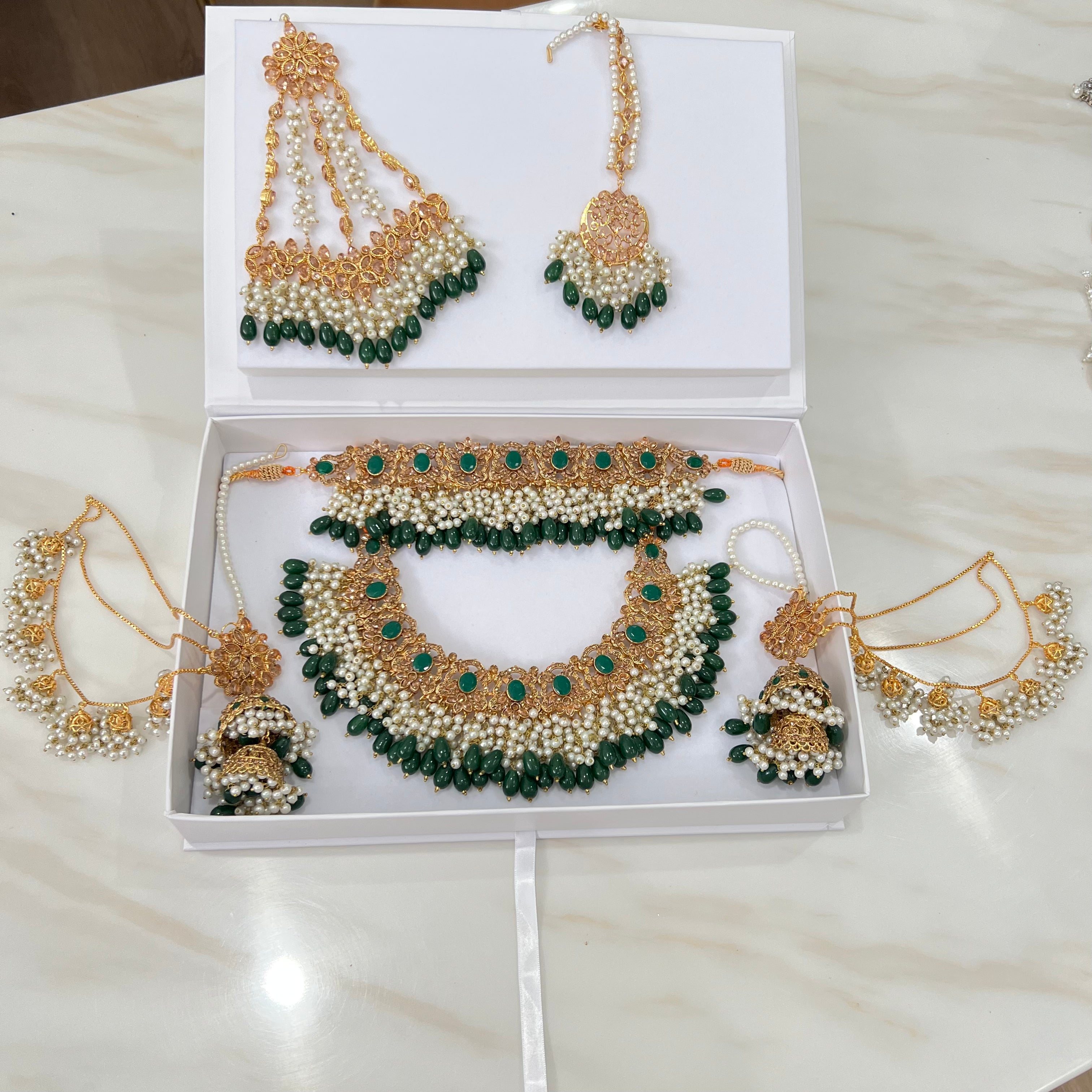 Somy Bridal Set Luxury Green