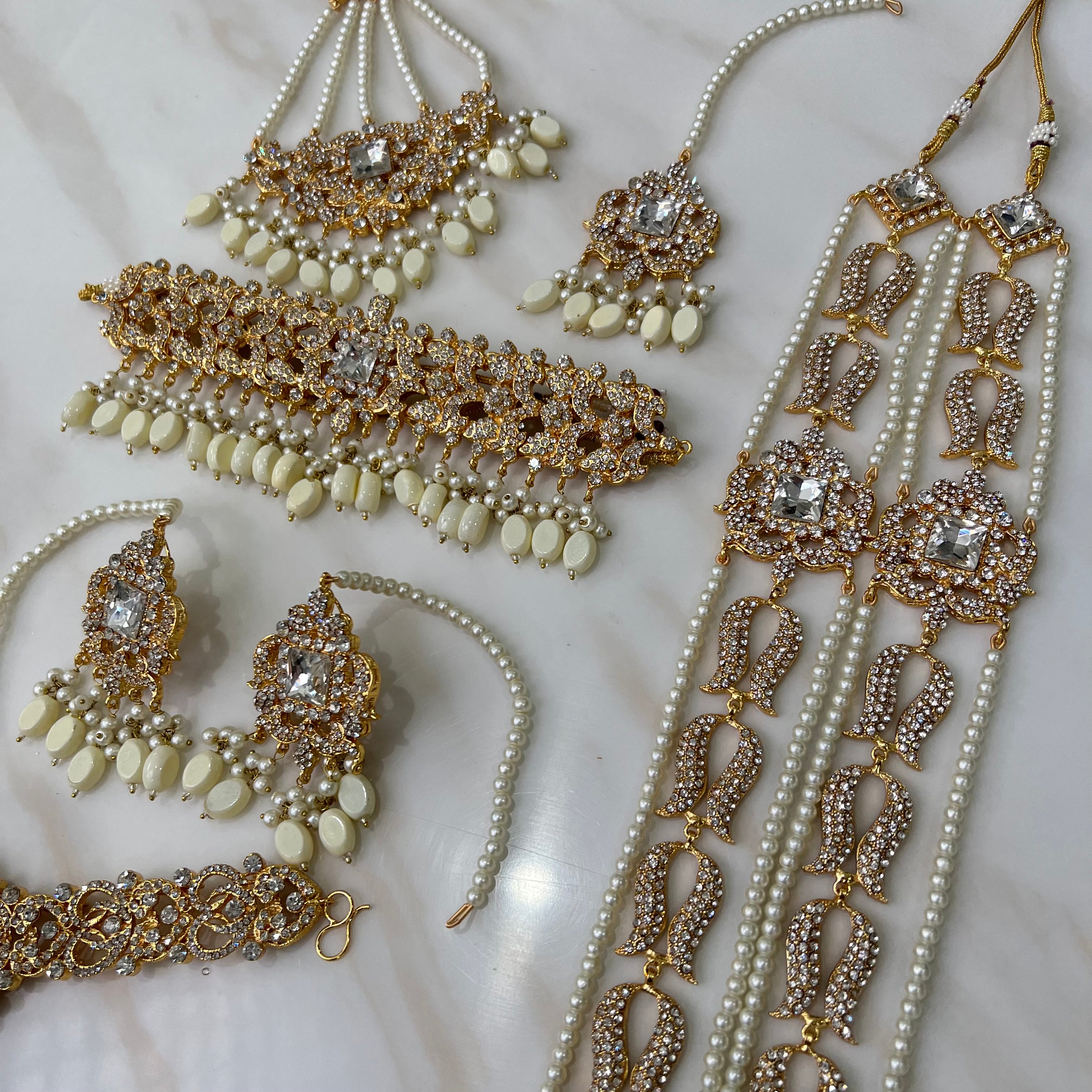 Sofeen Full Bridal Set White Gold